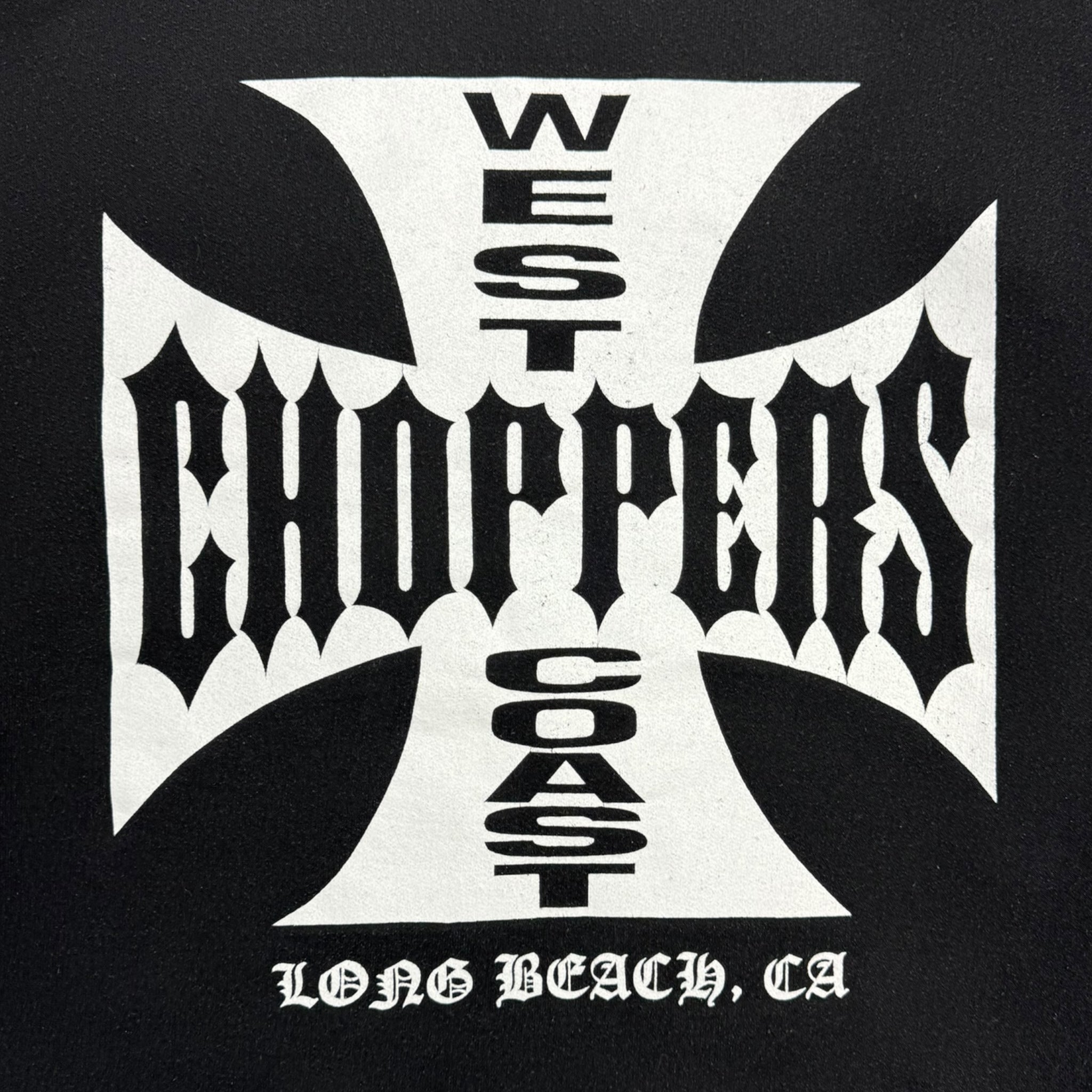 Vintage West Coast Choppers Hoodie Black
