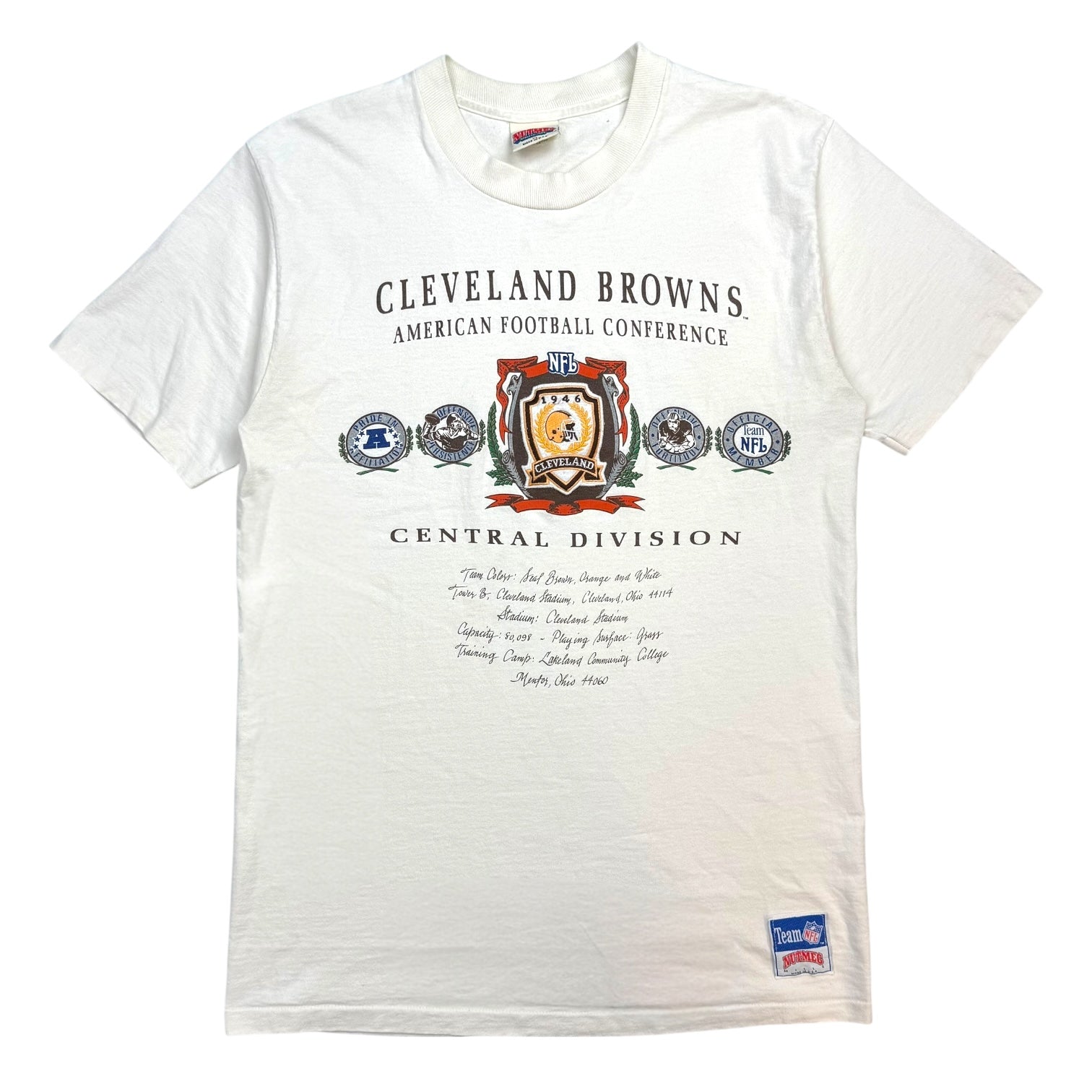 Vintage Cleveland Browns Tee White