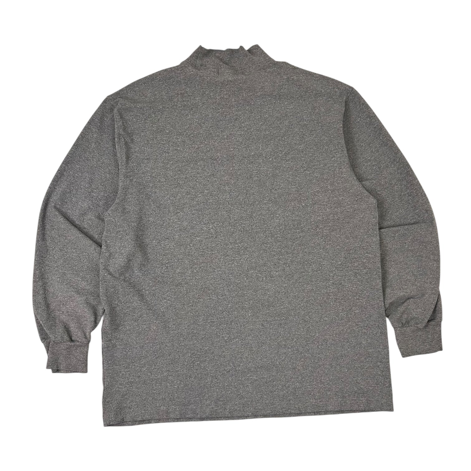 Vintage Balenciaga Long Sleeve Mock Neck Shirt Grey