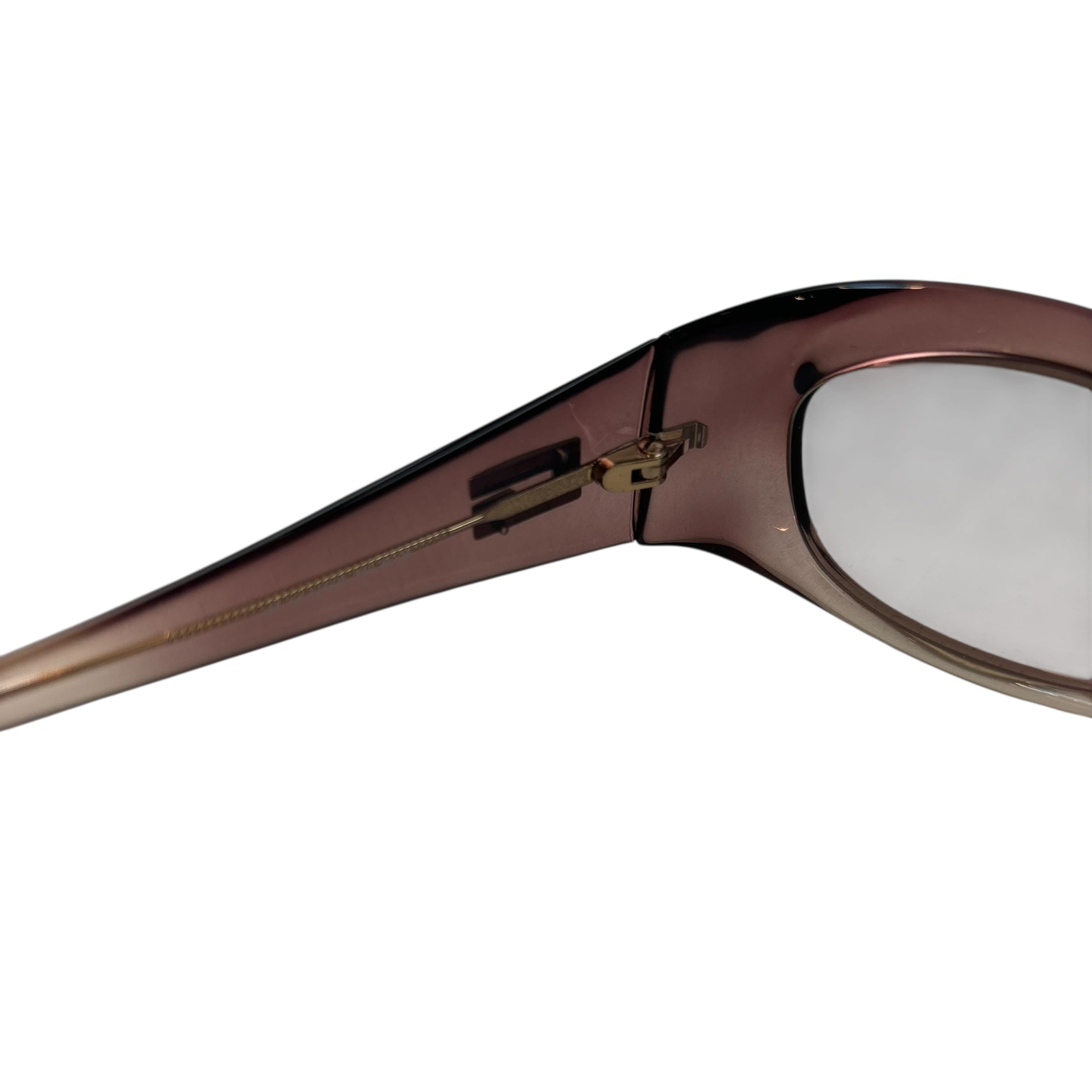 Gucci Translucent Pink Gradient GG 2432/S Tinted Sunglasses