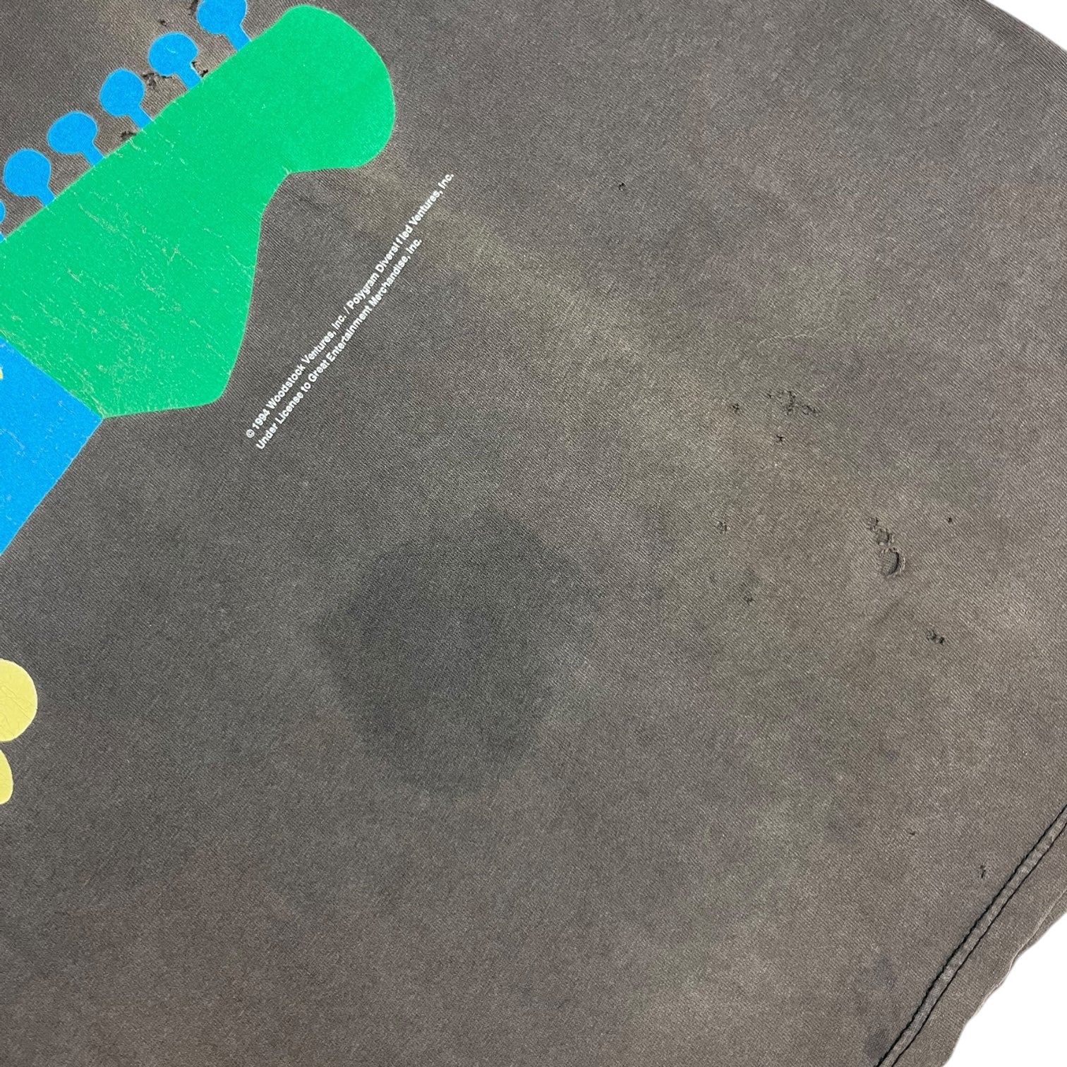 1994 Woodstock Tee Faded Black