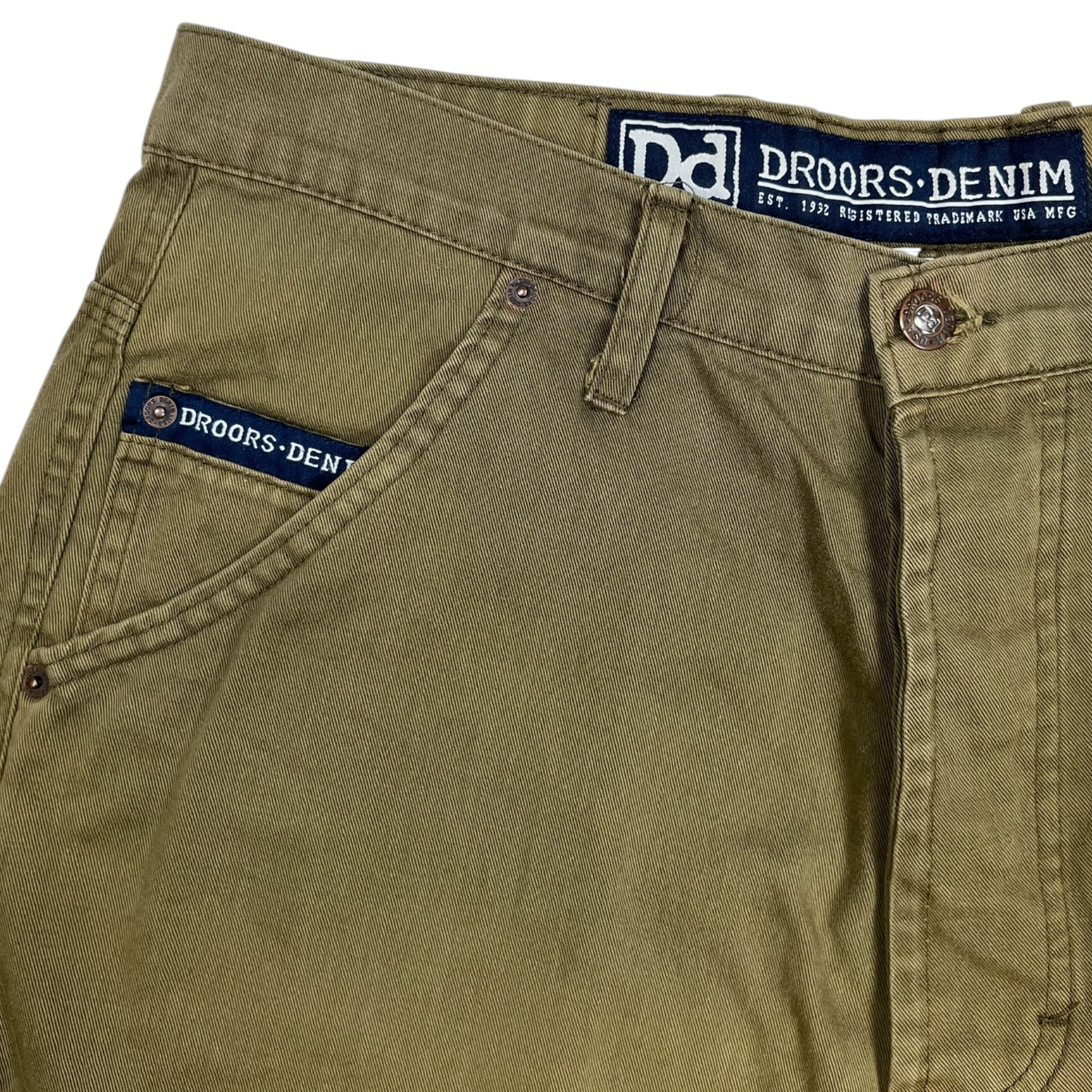 Vintage Droors Olive Carpenter Shorts