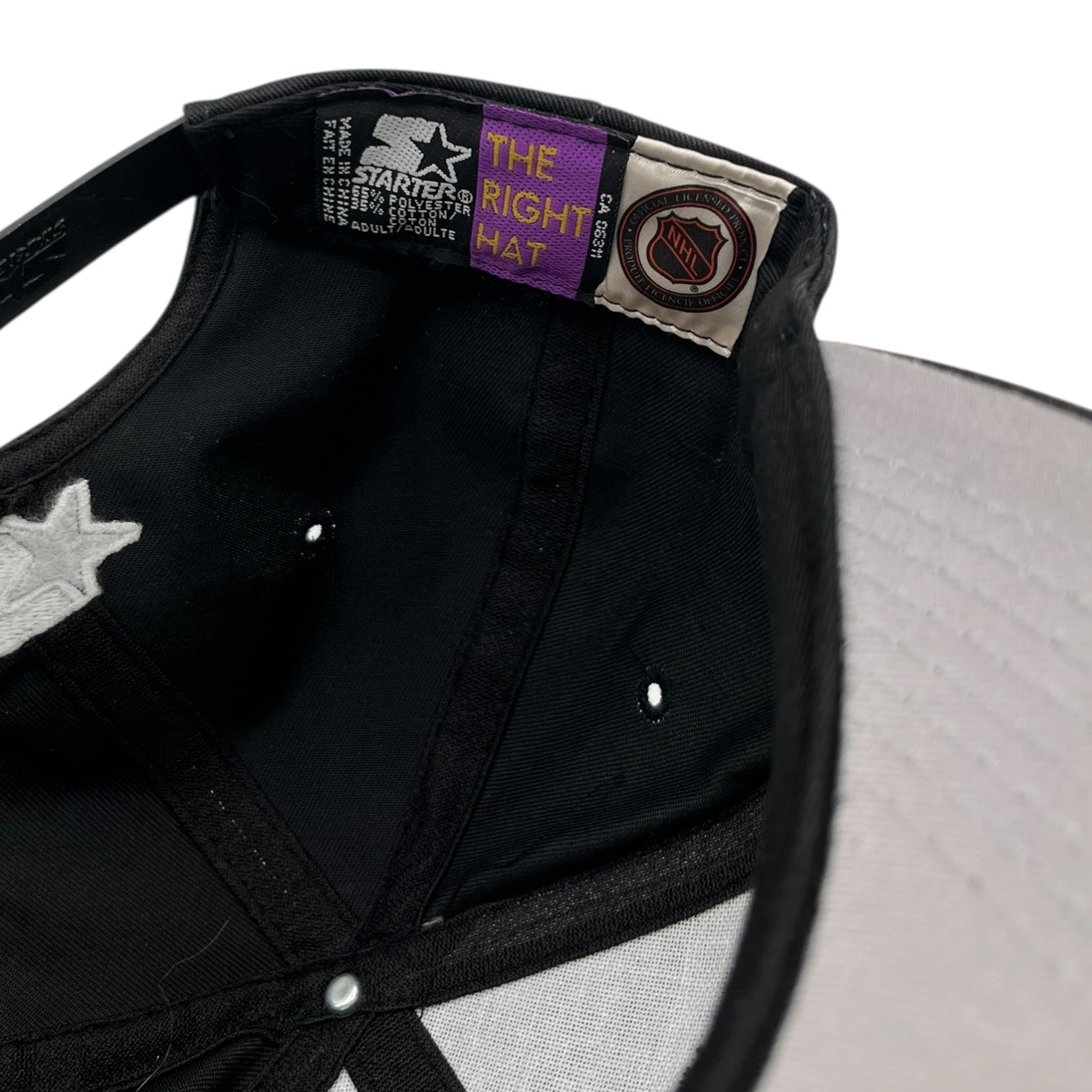Vintage NHL All-Star Game Snapback Hat Black