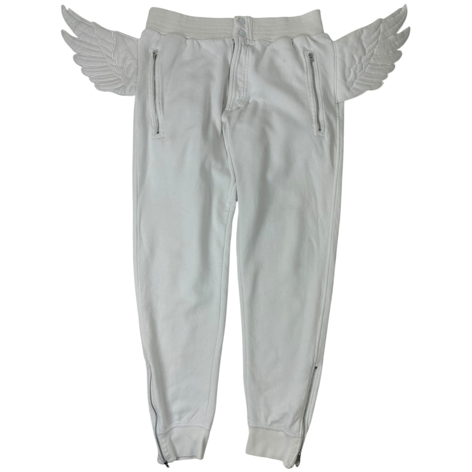 Jeremy Scott x Adidas Angel Wing Sweatpant White