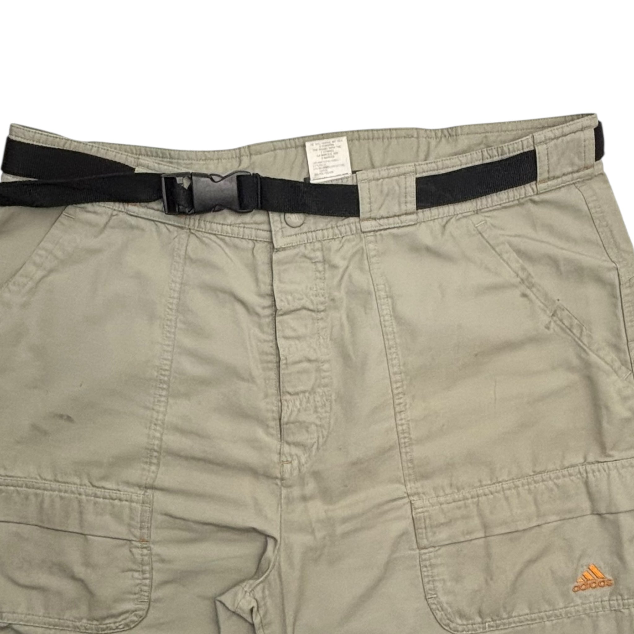 Vintage Adidas Utility Cargo Pants Beige