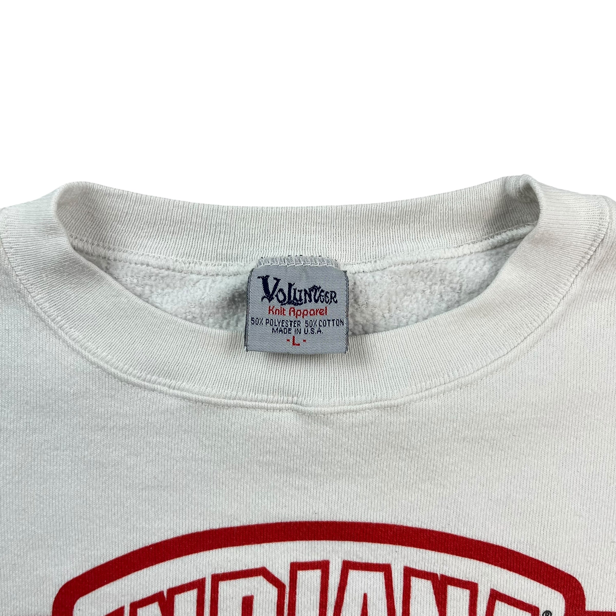 Vintage Indiana University Hoosiers Crewneck White