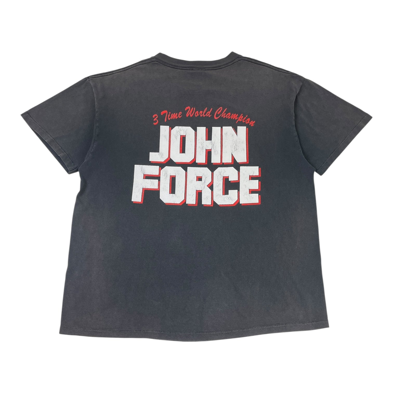 Vintage John Force “The Nightmare Continues” Racing T-Shirt Black