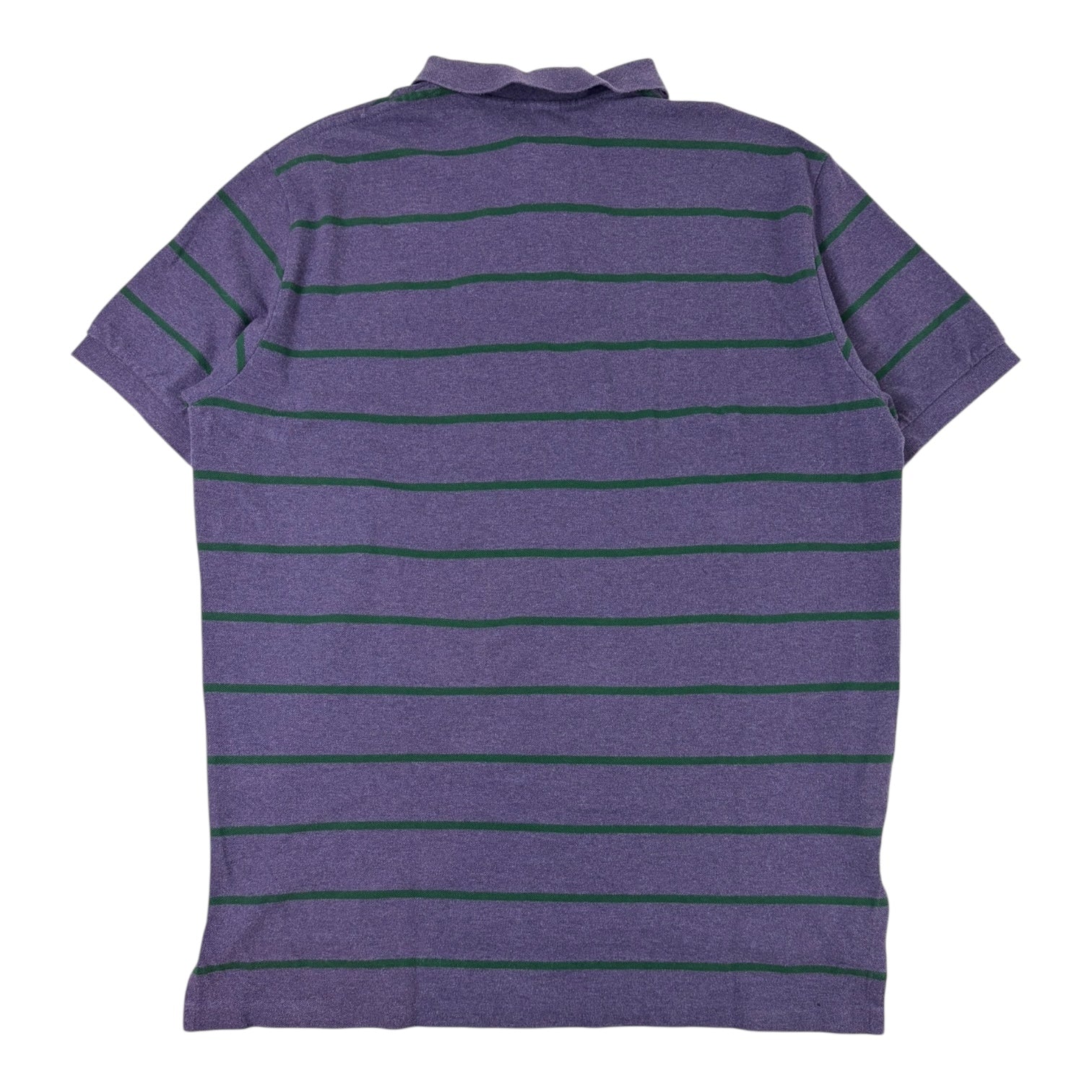 Vintage Polo Ralph Lauren Striped Polo T-Shirt Purple/Green