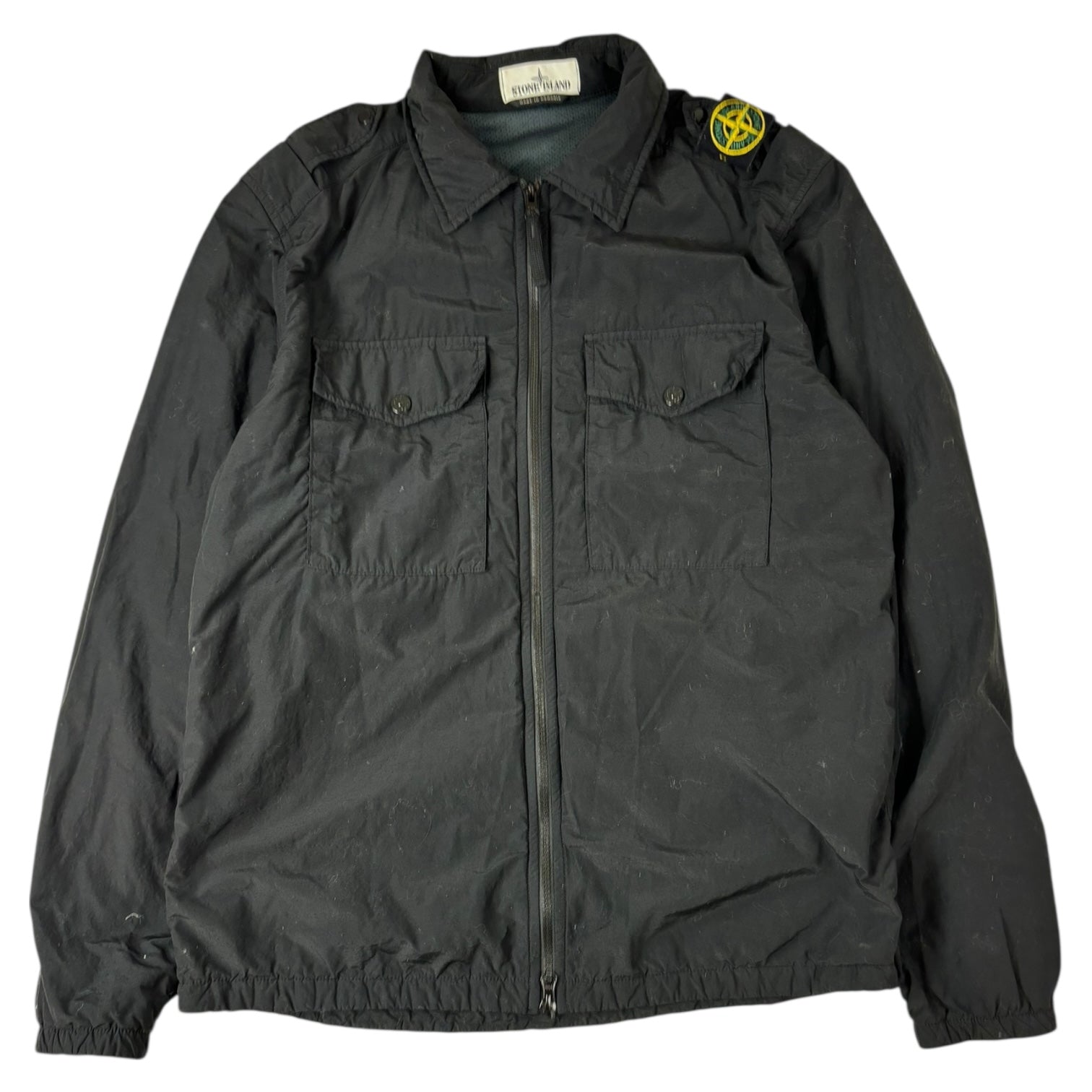 Stone Island Naslan Light Overshirt Jacket Black