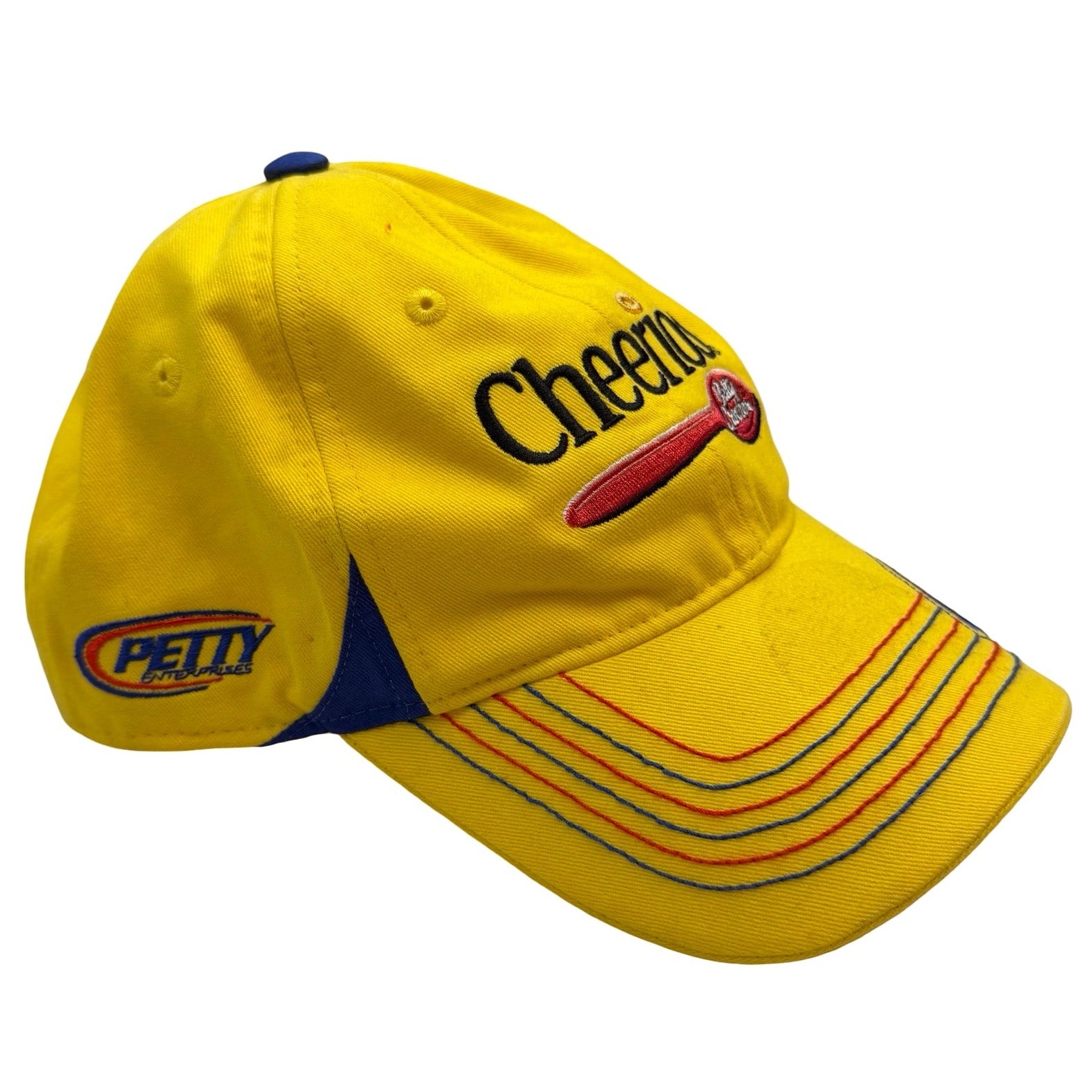 Vintage Chase Authentics Bobby Labonte NASCAR Cheerios Embroidered Hat Yellow