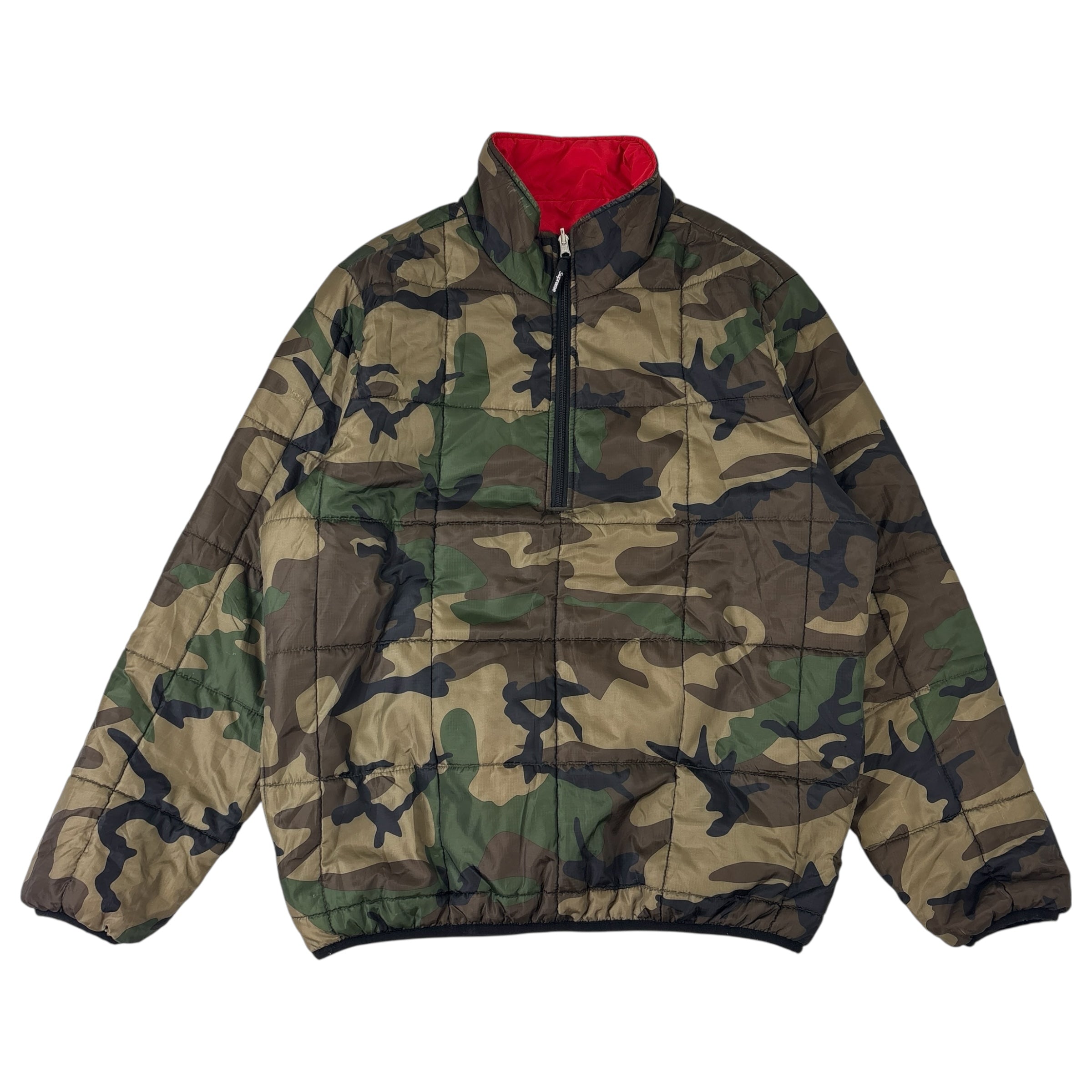 Supreme Reversible Pullover Puffer Half-Zip
