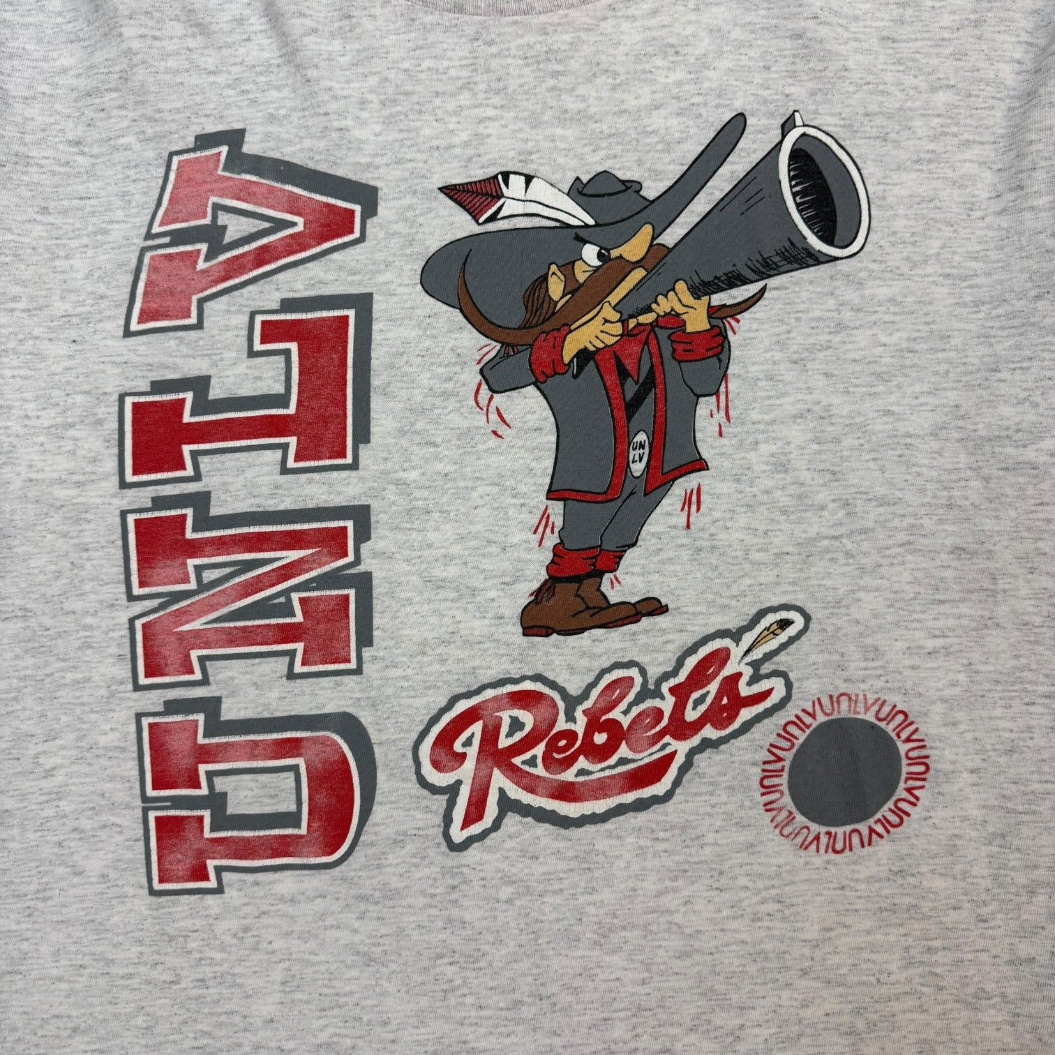 Vintage UNLV Rebels Tee Grey/Red