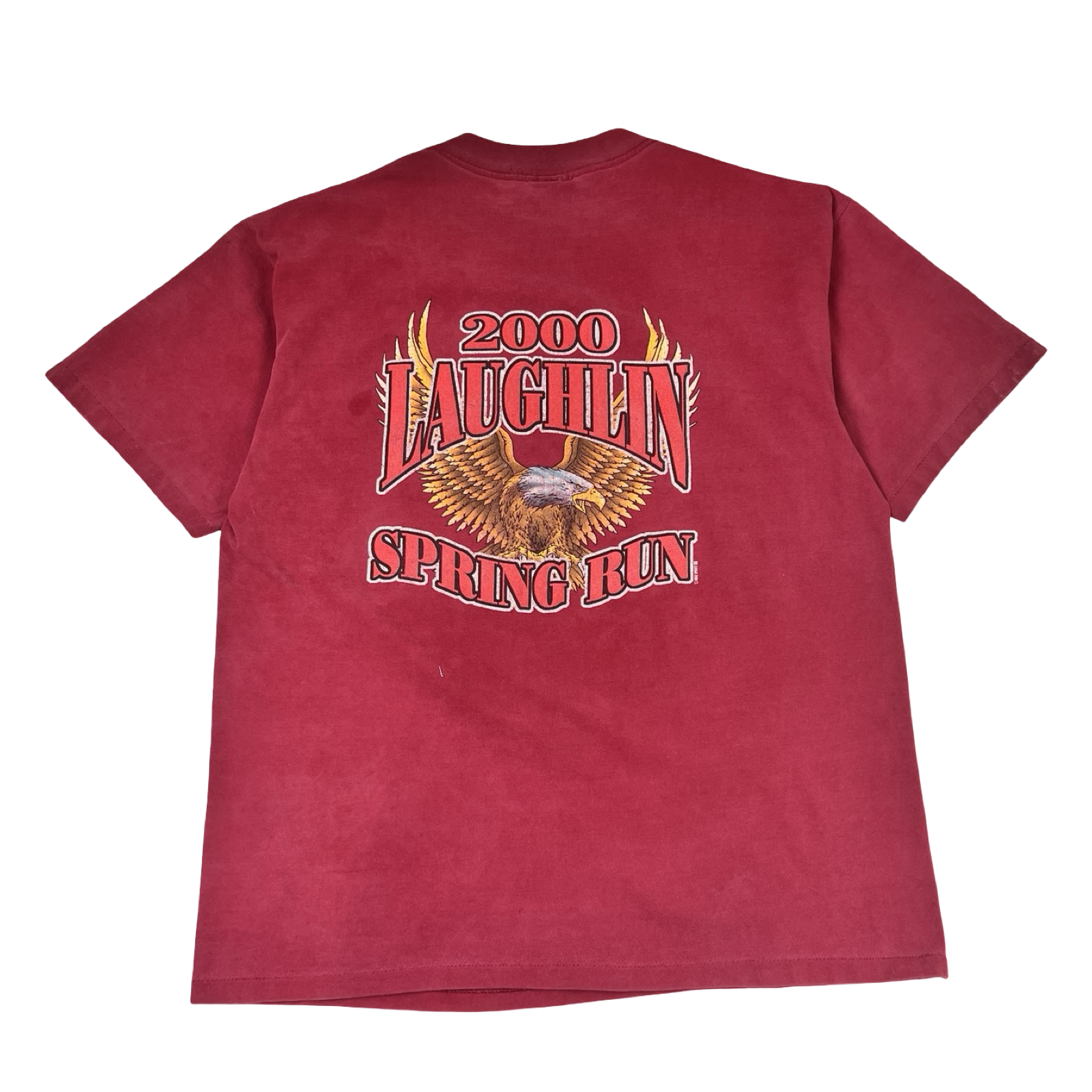 Vintage Laughlin Spring Run 2000 Motorcycle Rally T-Shirt