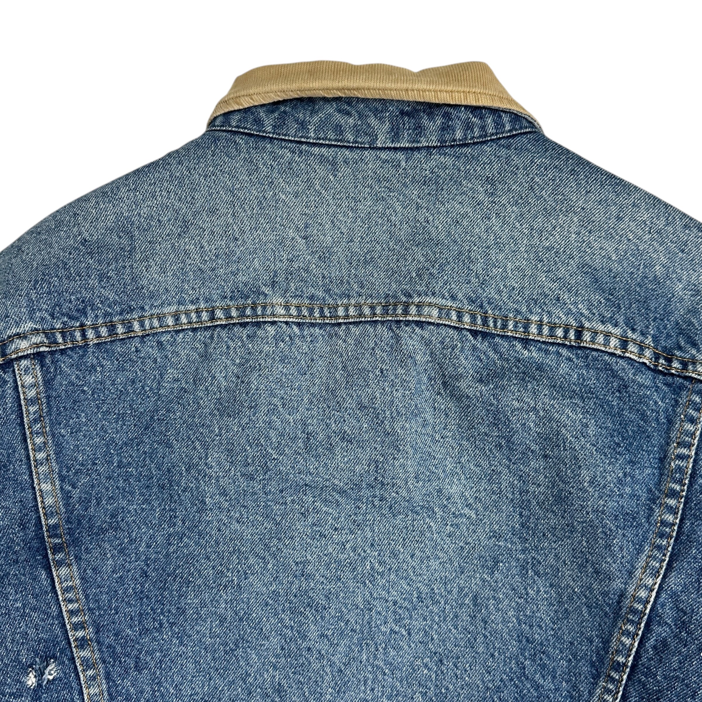 Vintage Lee Storm Rider Denim Jacket Dark Wash