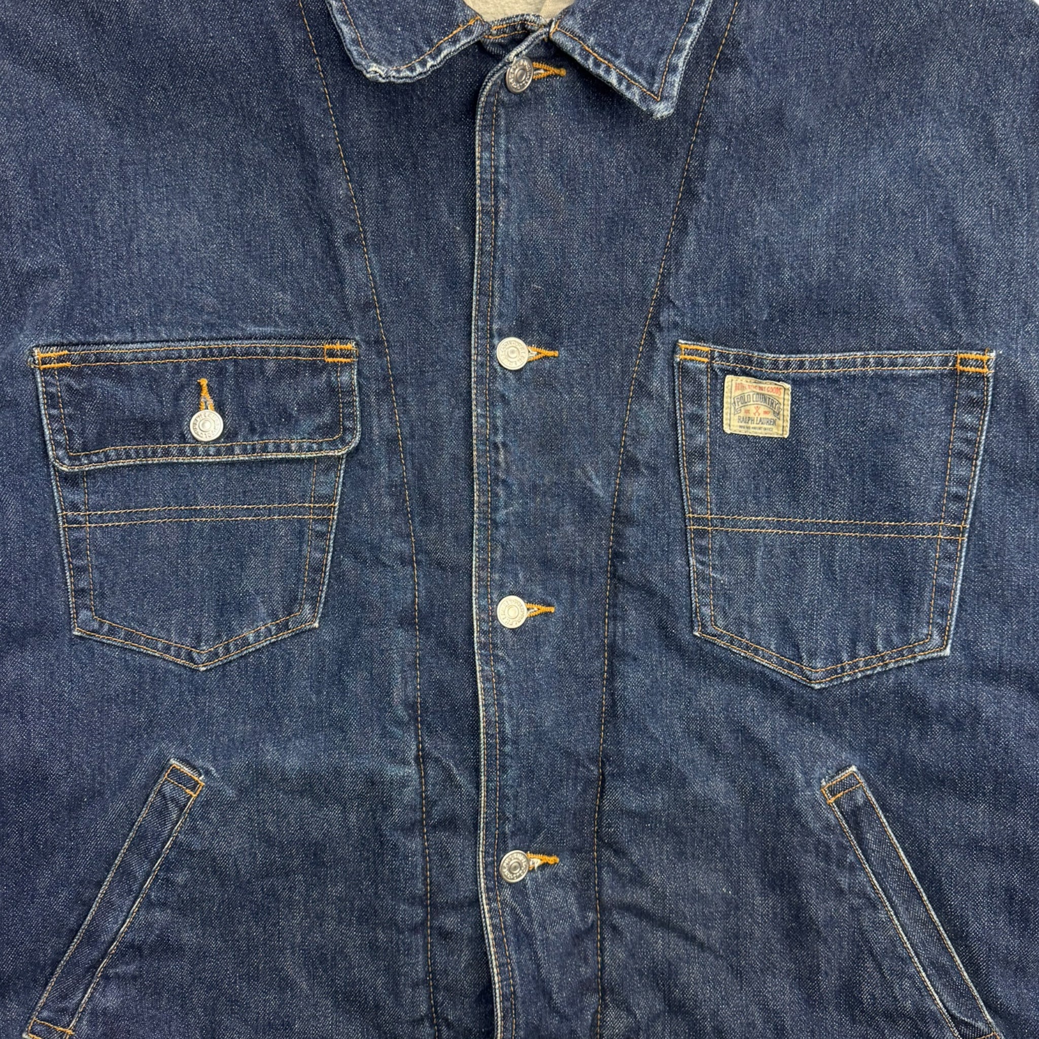 Vintage Polo Country Ralph Lauren Denim Hoodie