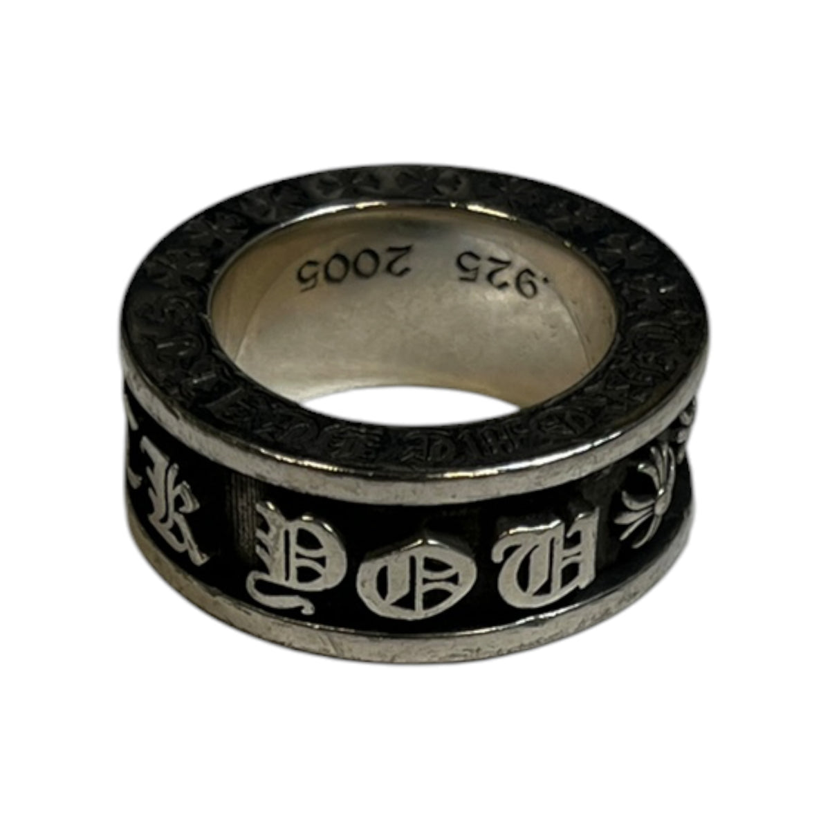 Chrome Hearts "Fuck You" Spinner Ring