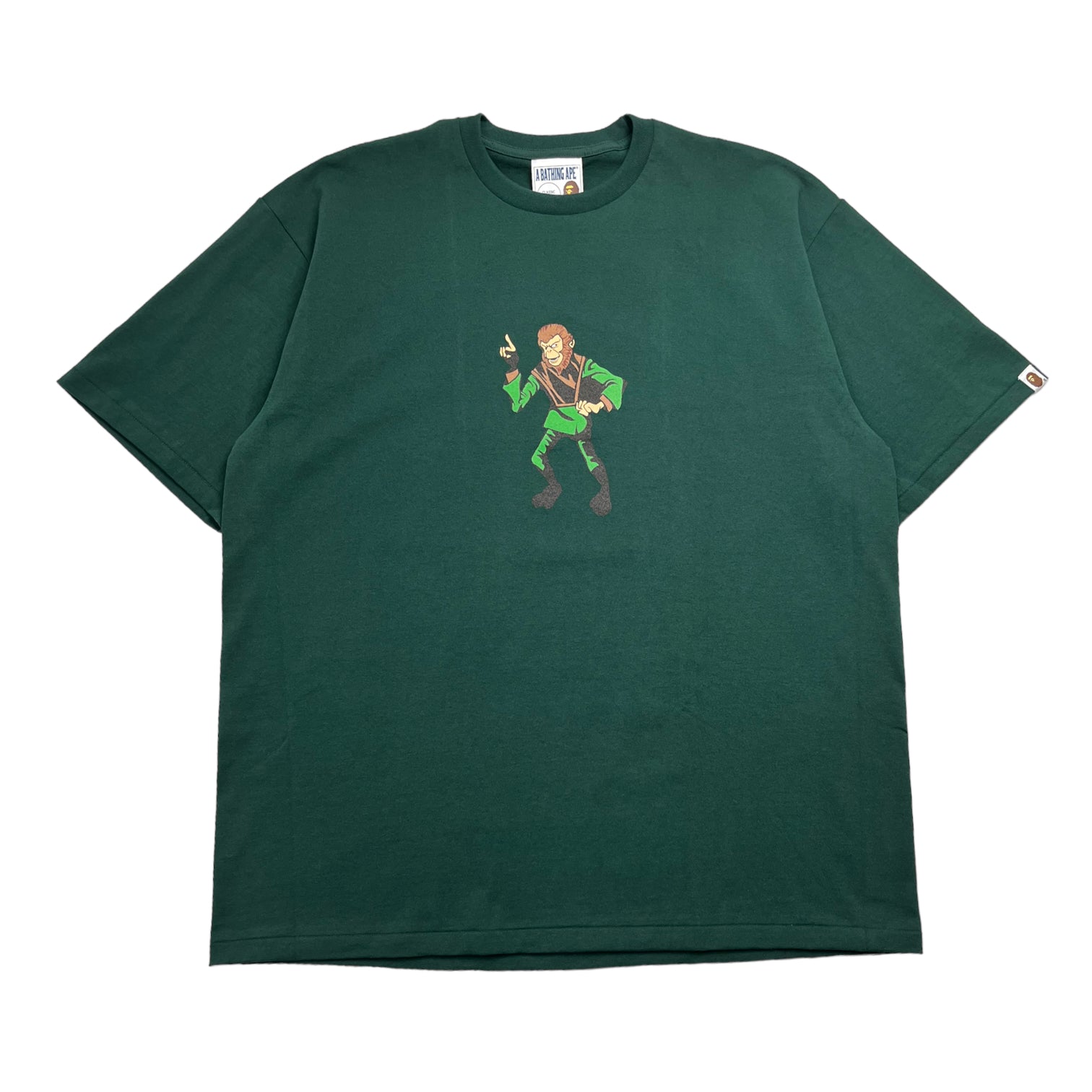 BAPE Ape Graphic Tee Green