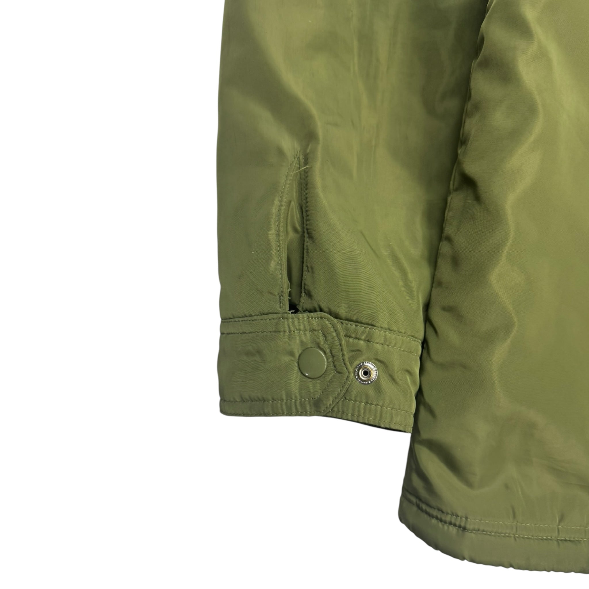Supreme Champion Label Coaches Jacket Olive