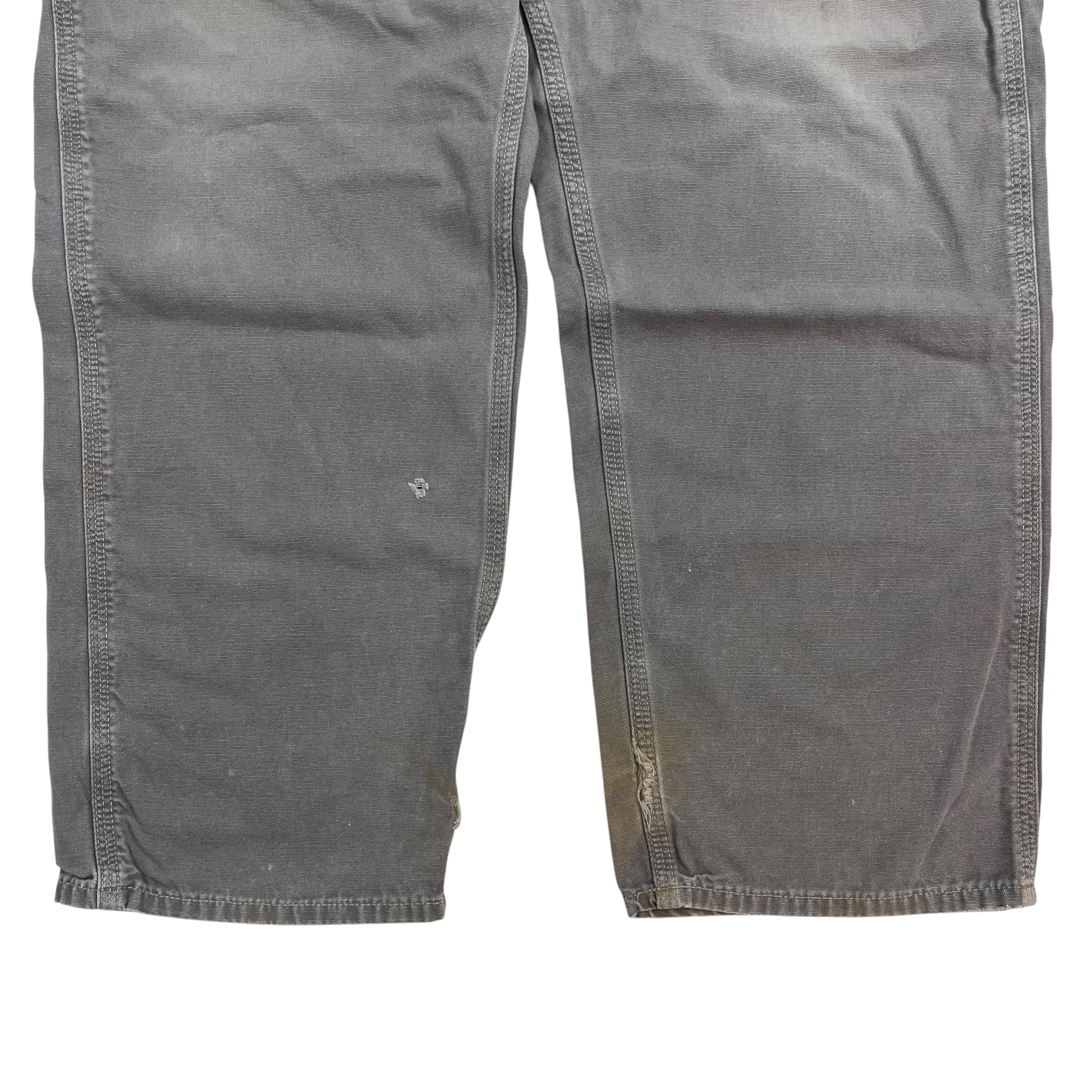 Vintage Carhartt Dungaree Pants Light Grey