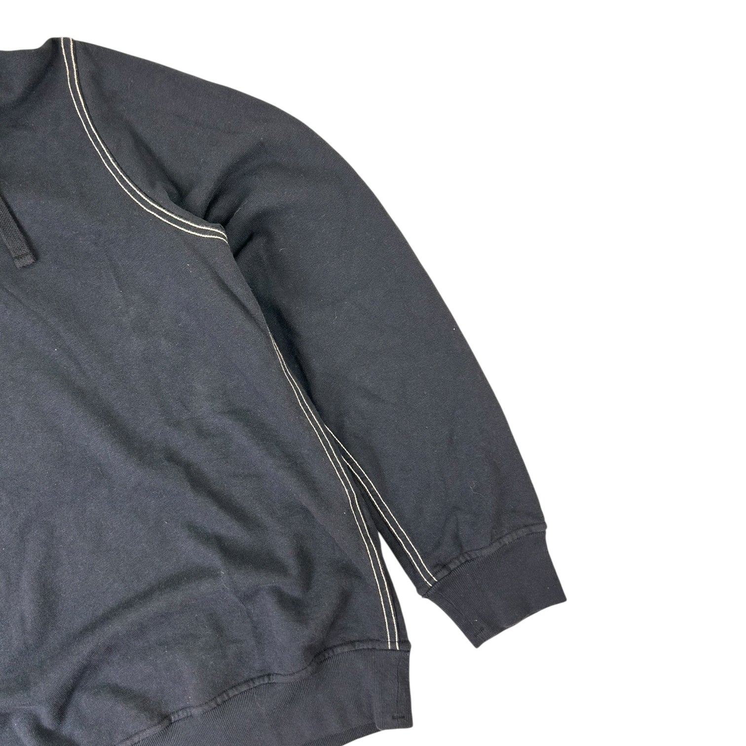 Stone Island Embroidered Logo Hoodie Navy