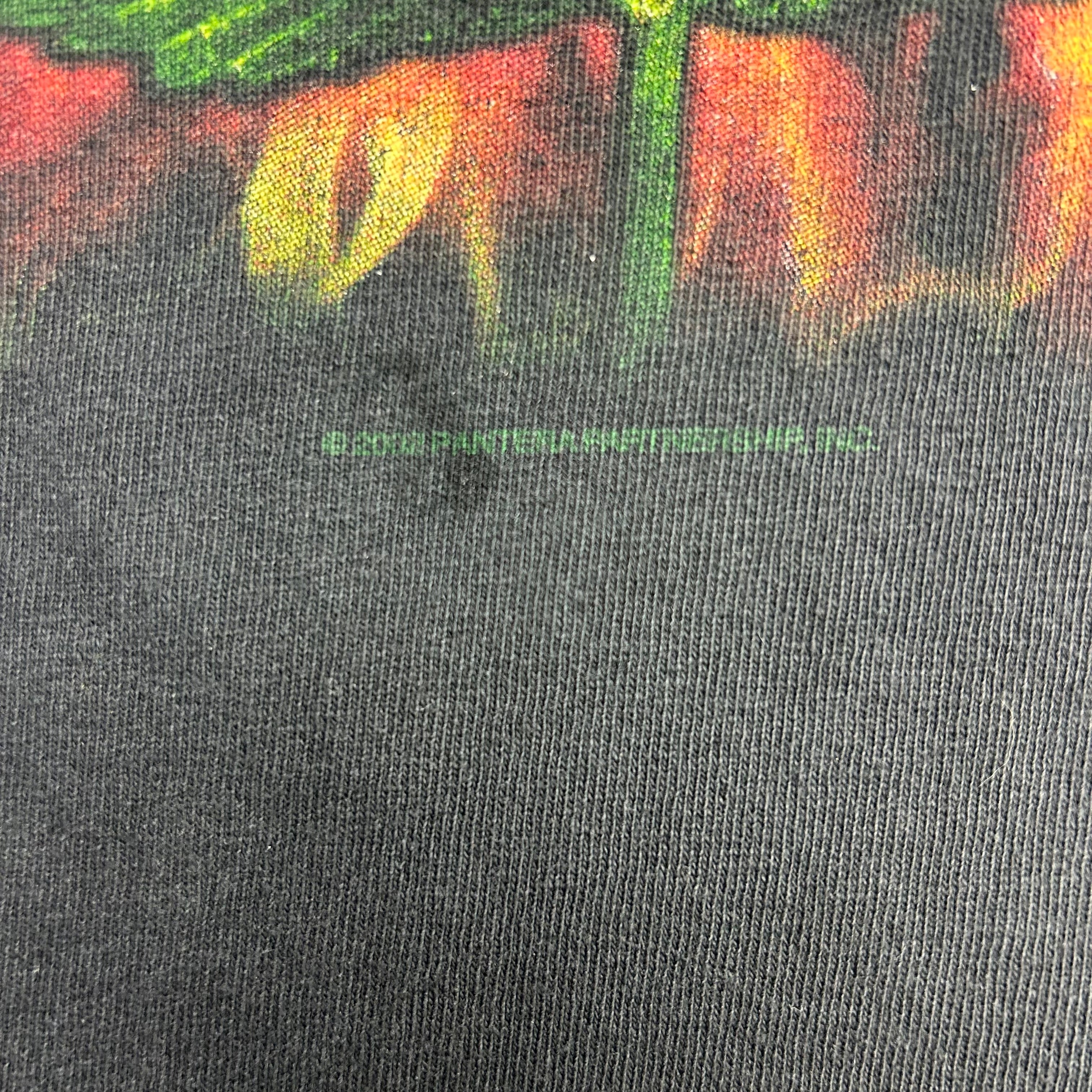 2002 Pantera Cannabis Tee Black