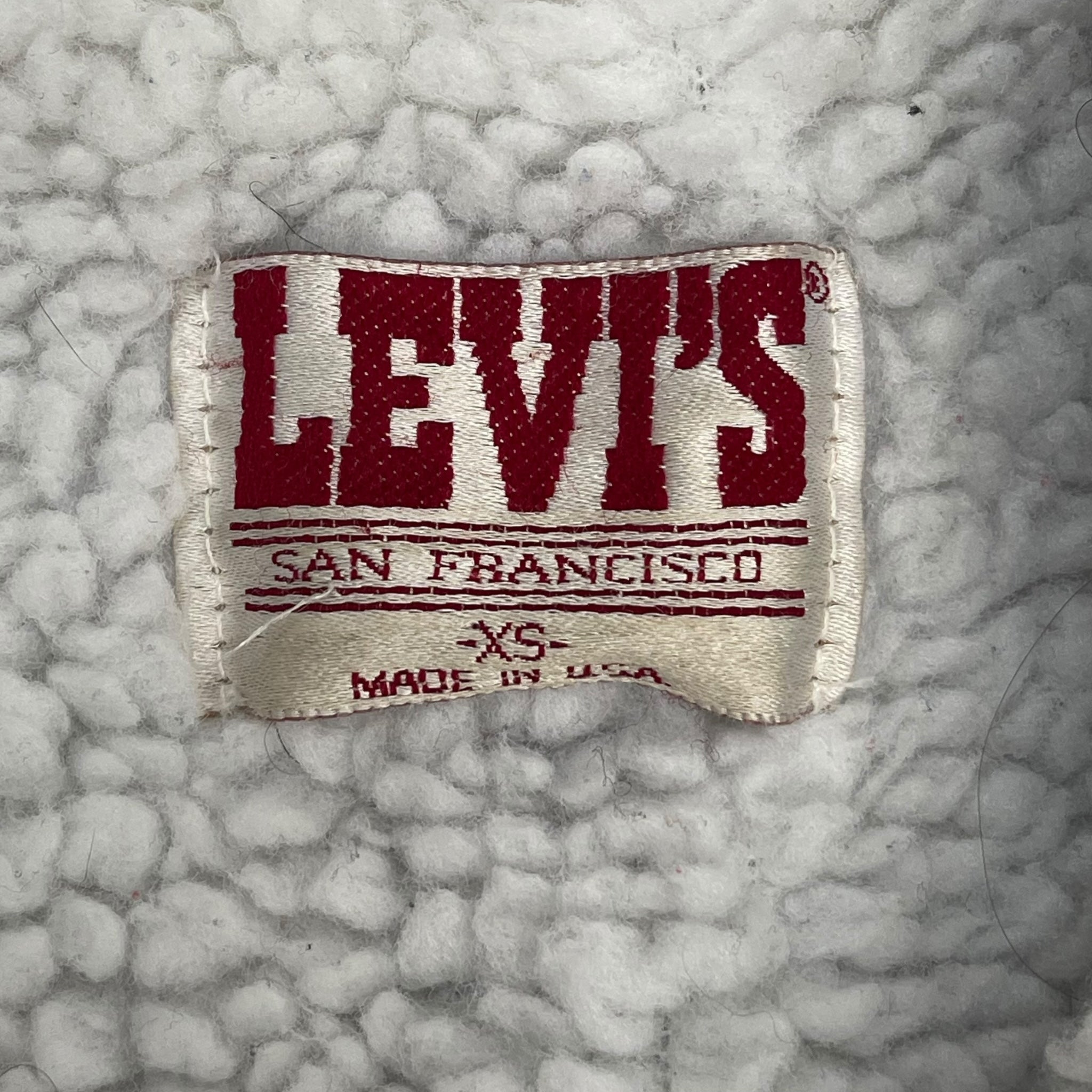 Vintage Levi's USA Made Sherpa Denim Jacket