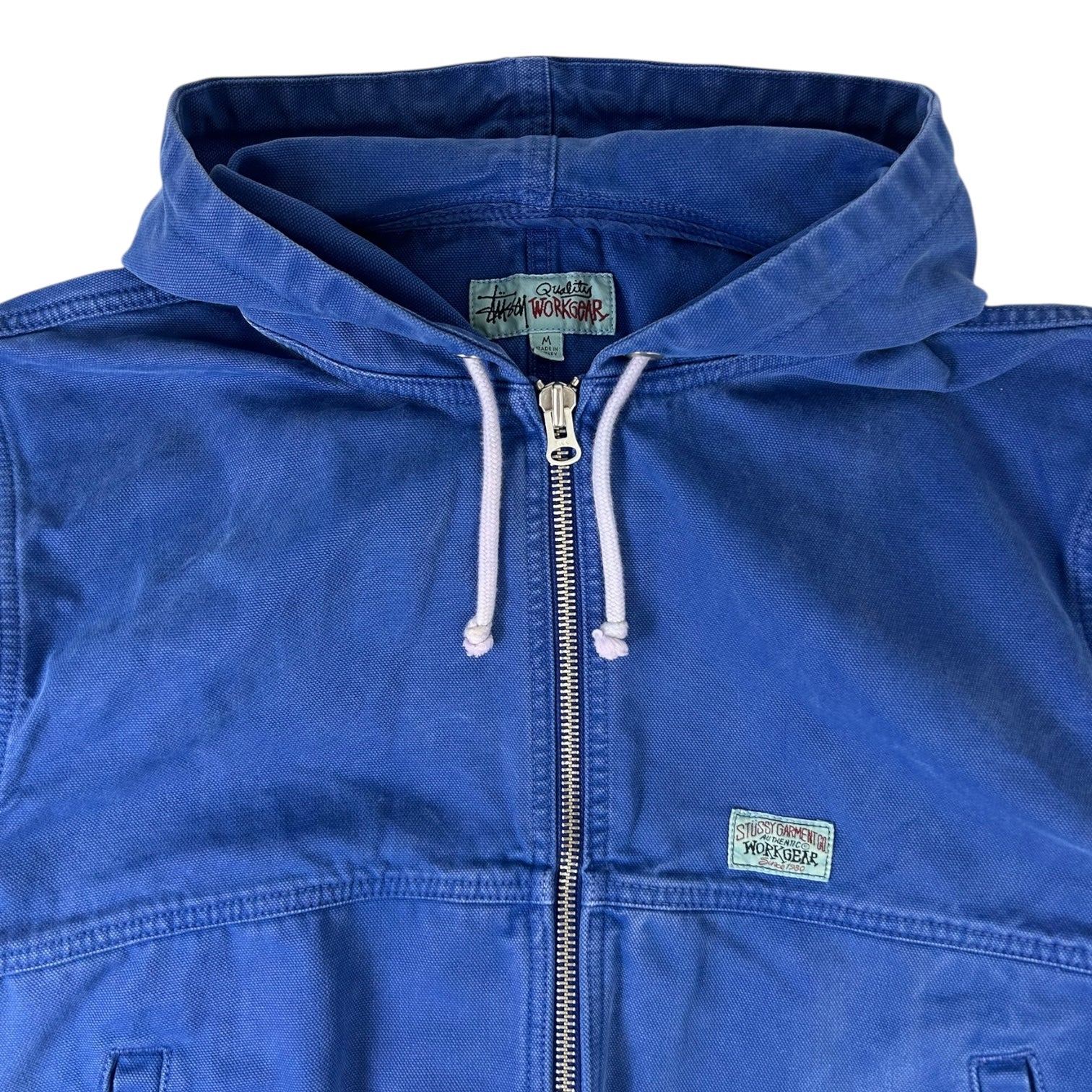 Stussy Unlined Canvas Work Jacket Blue