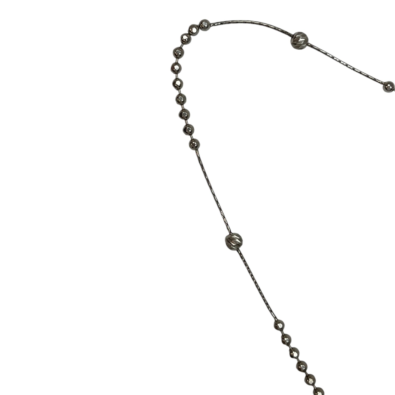 Emilio Bicochi Silver Rosary Chain