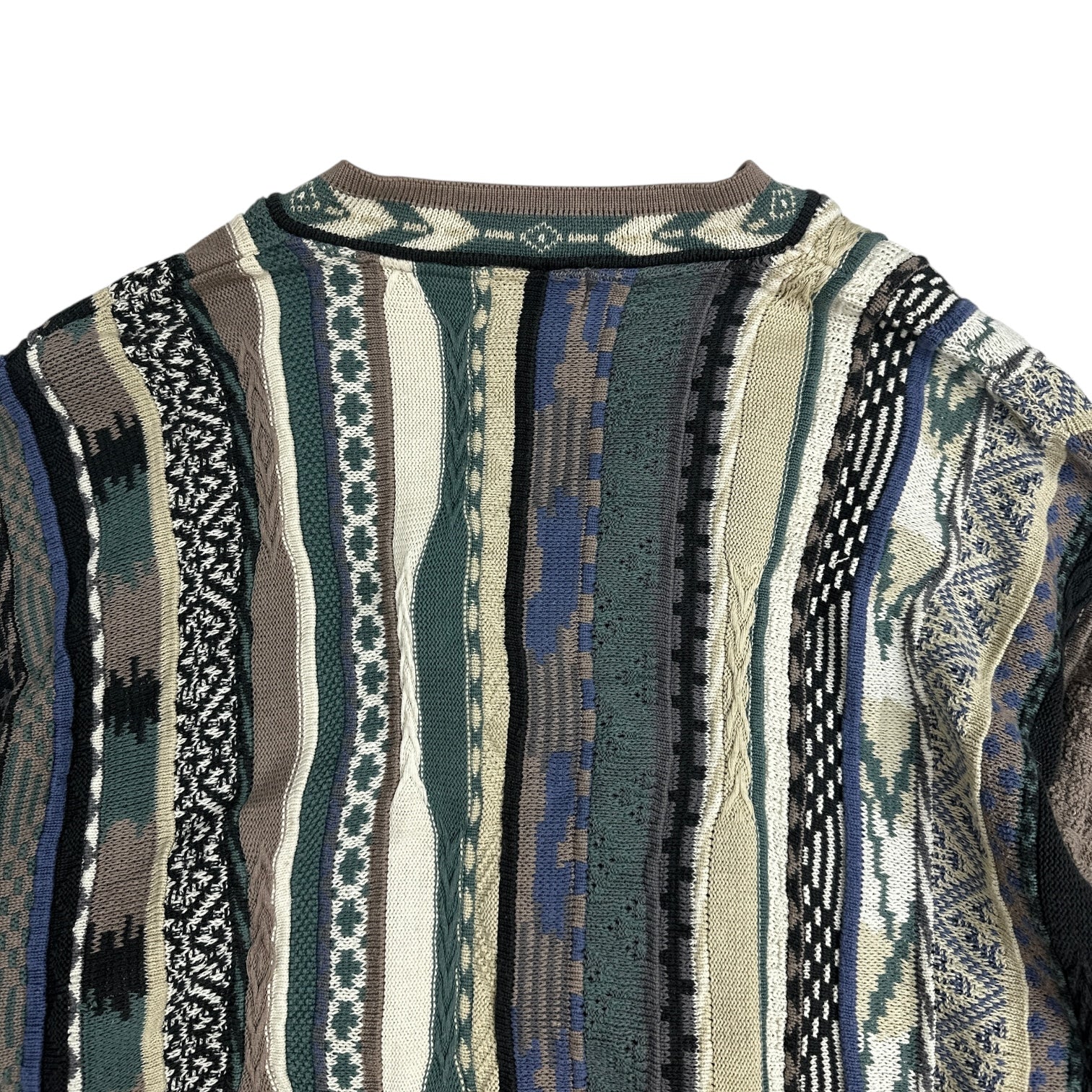 Vintage Tosani V Neck 3D Knit Sweater