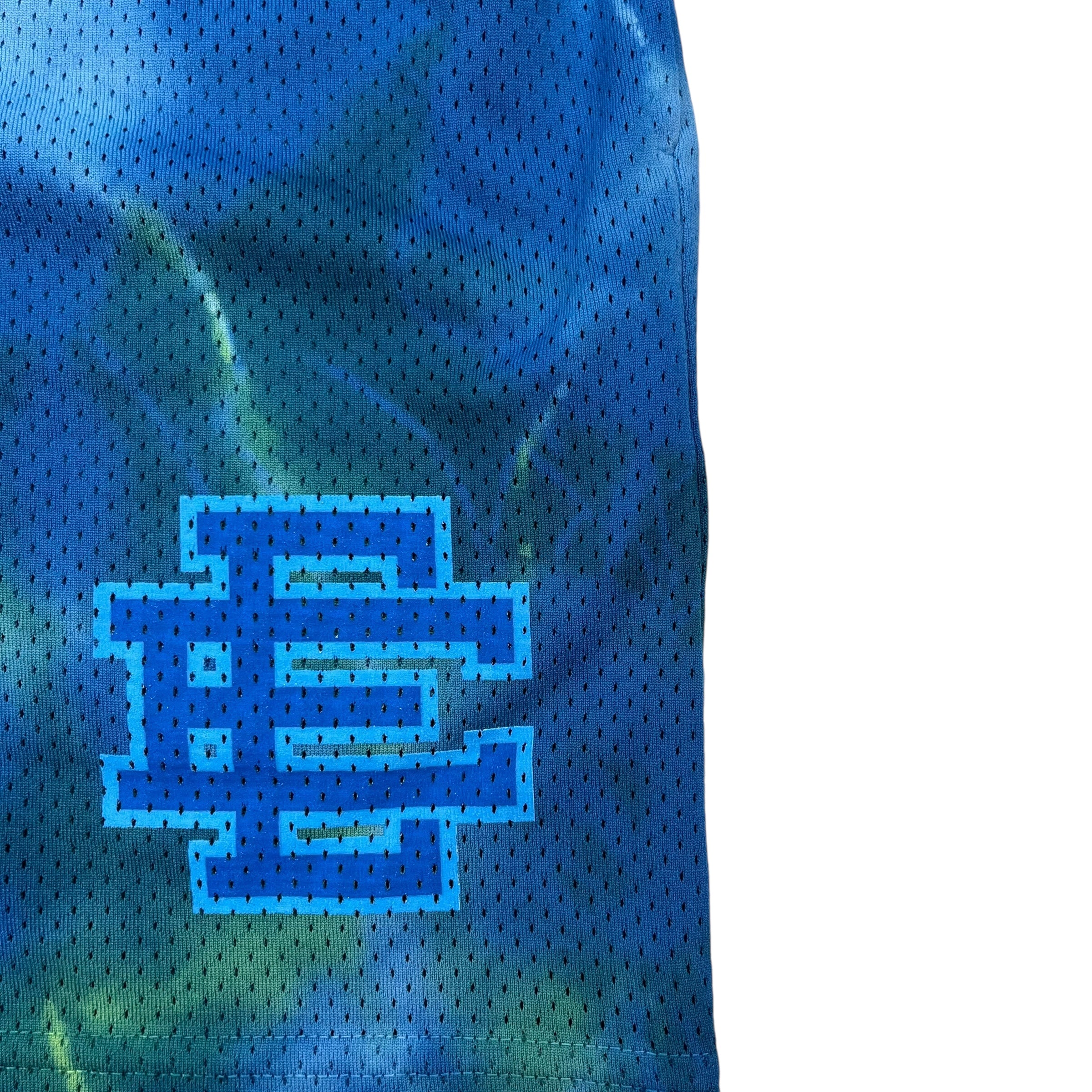 Eric Emanuel Tie Dye Shorts Deep Sea Blue