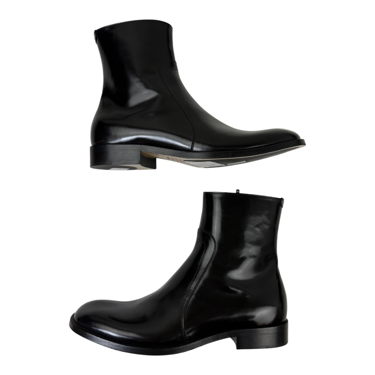 Masion Margiela Brushed Leather Boots Black (Used)