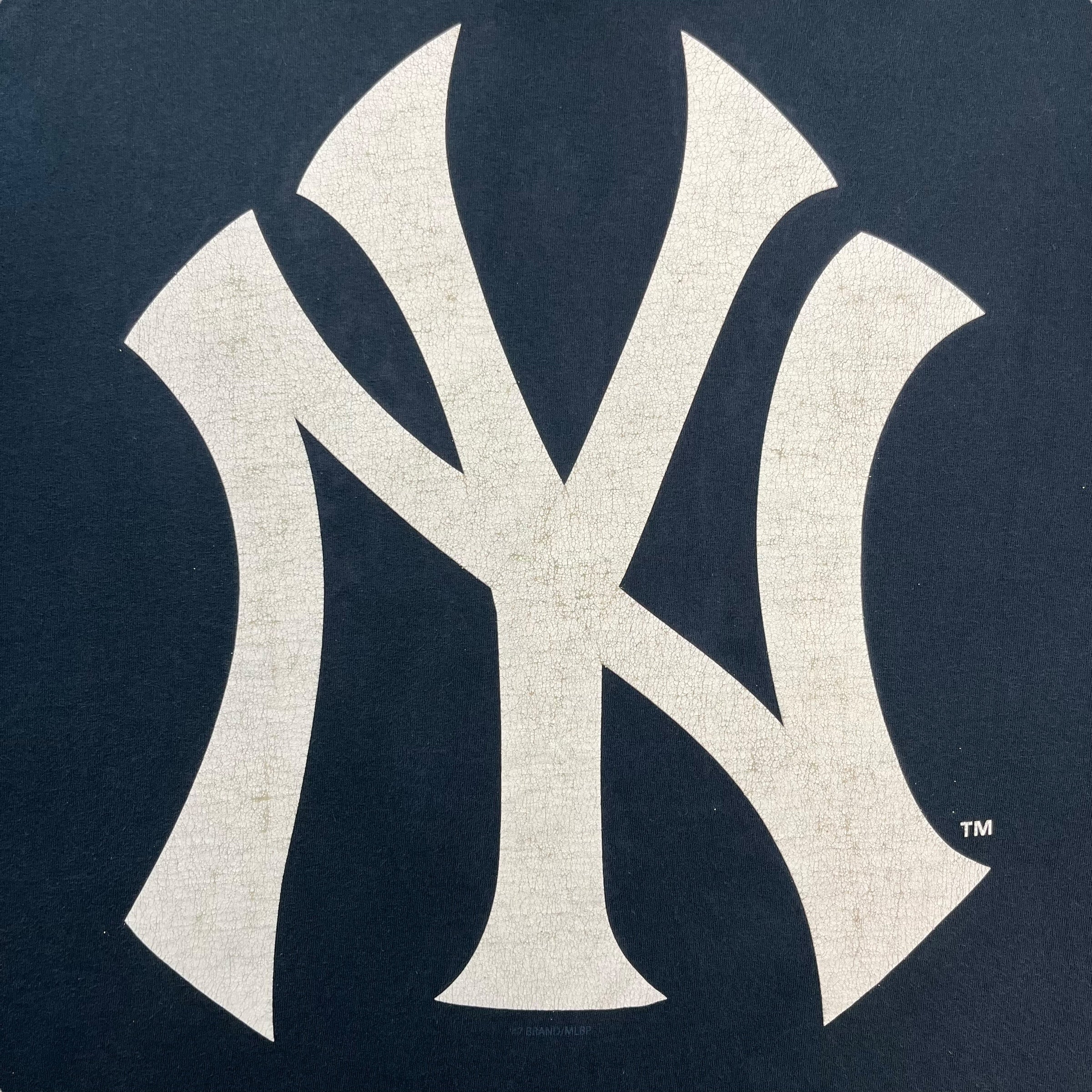 Supreme New York Yankees Box Logo Tee Navy Blue