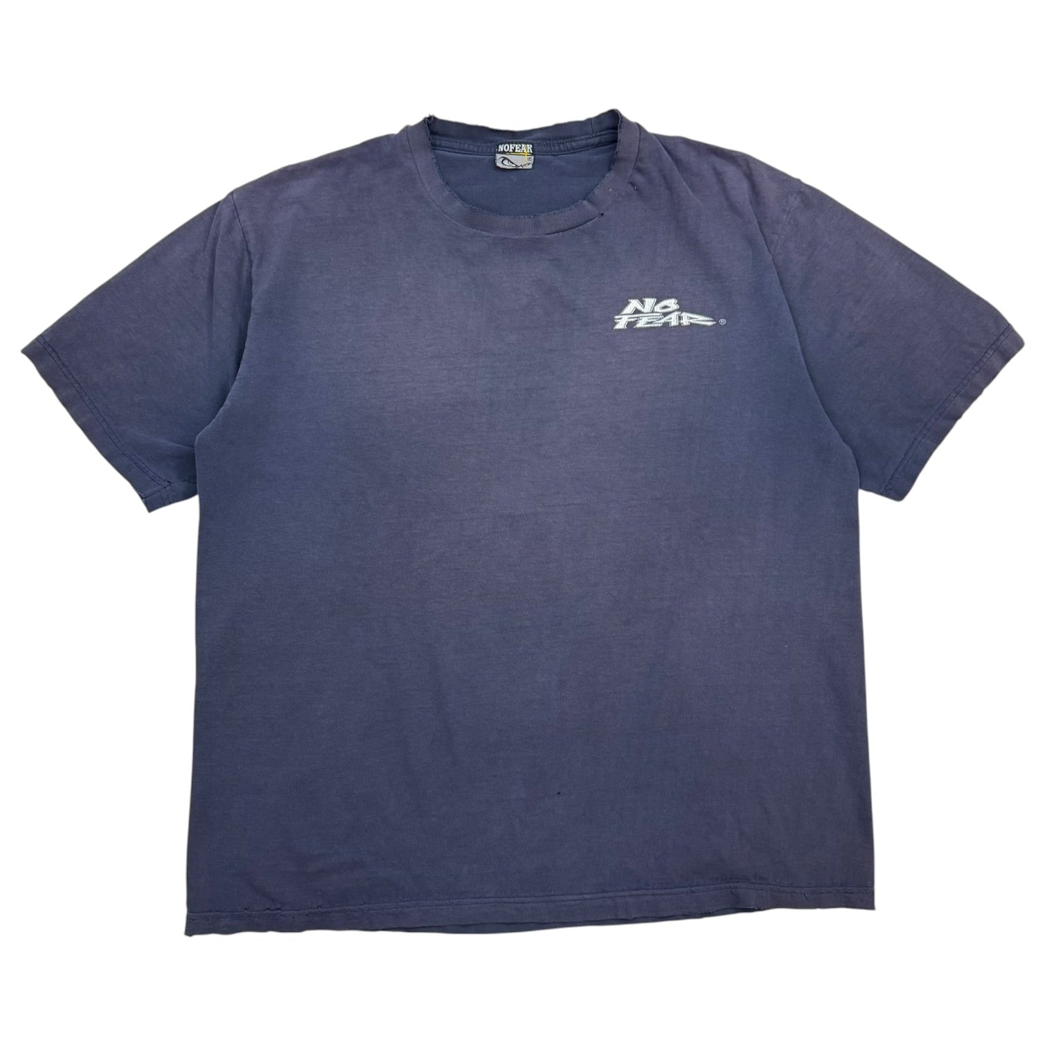 Vintage No Fear ‘Does Not Play Well With Others’ Tee Navy Blue