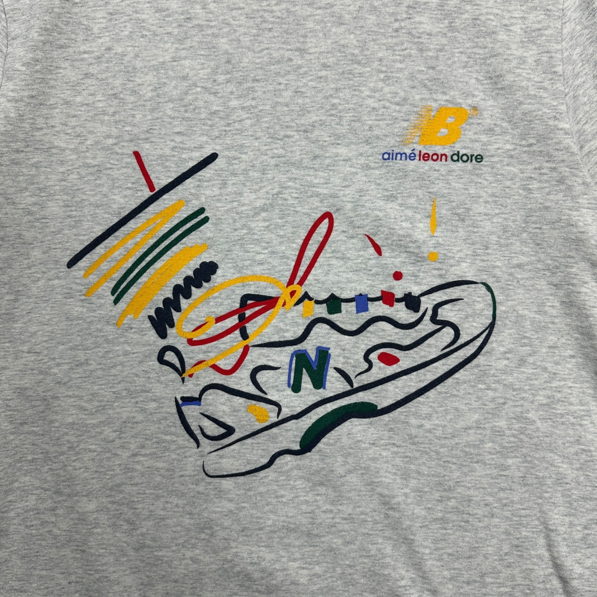 Aime Leon Dore x New Balance 827 Tee Heather Grey