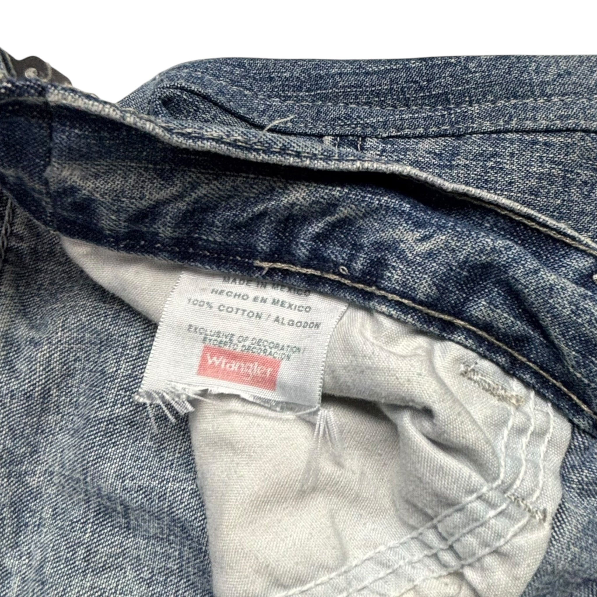 Vintage Wrangler Carpenter Jean Shorts Blue