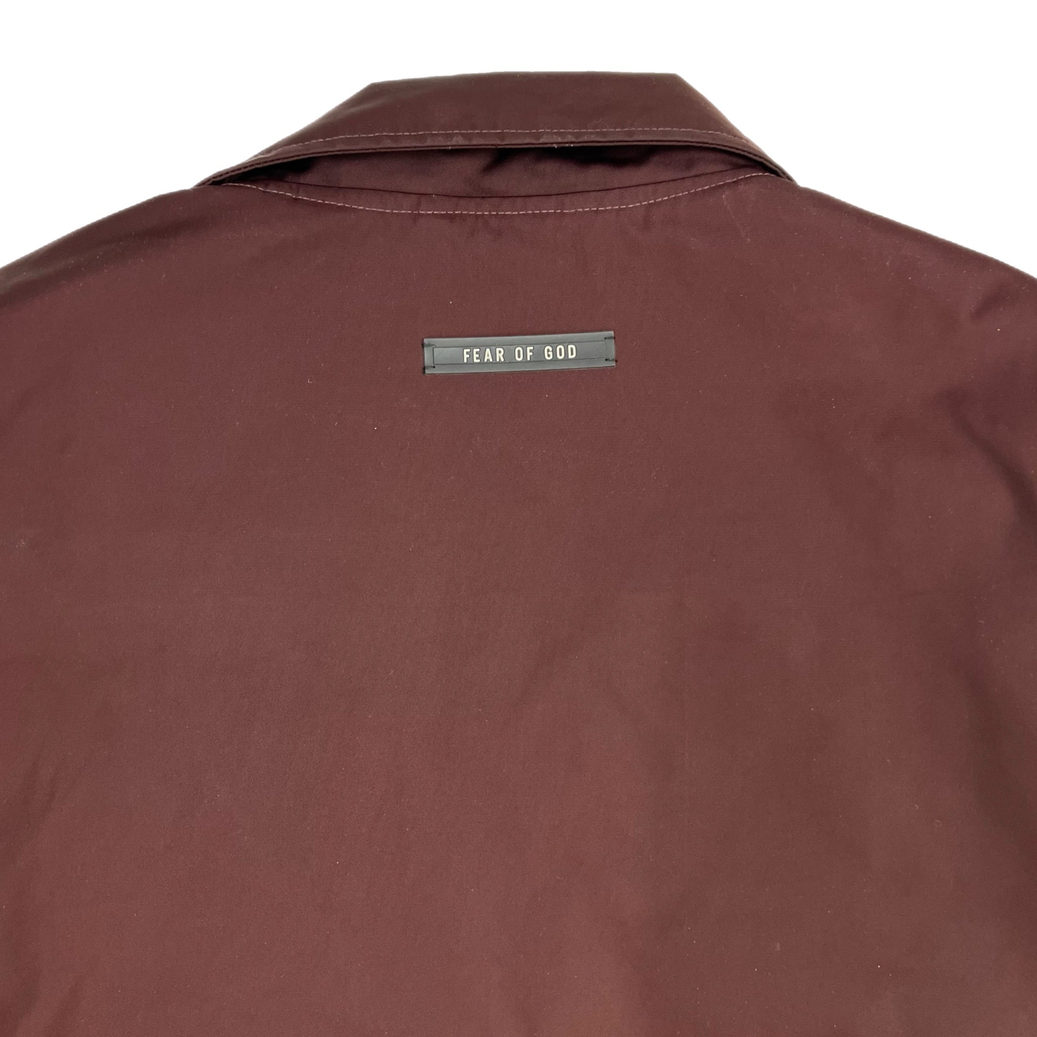 Fear Of God Sixth Collection Coaches Jacket Burgundy