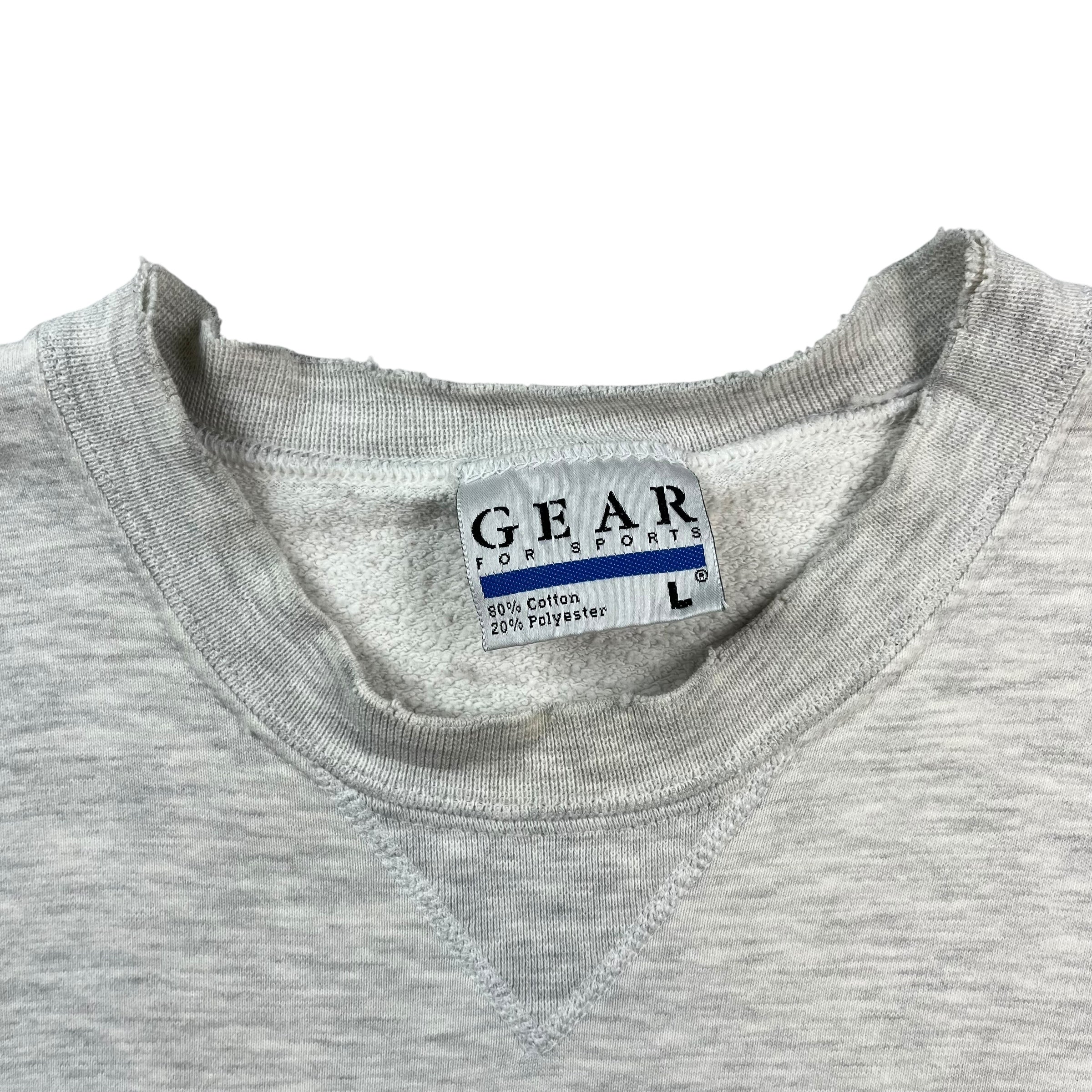 Vintage Columbia University Crewneck Light Grey