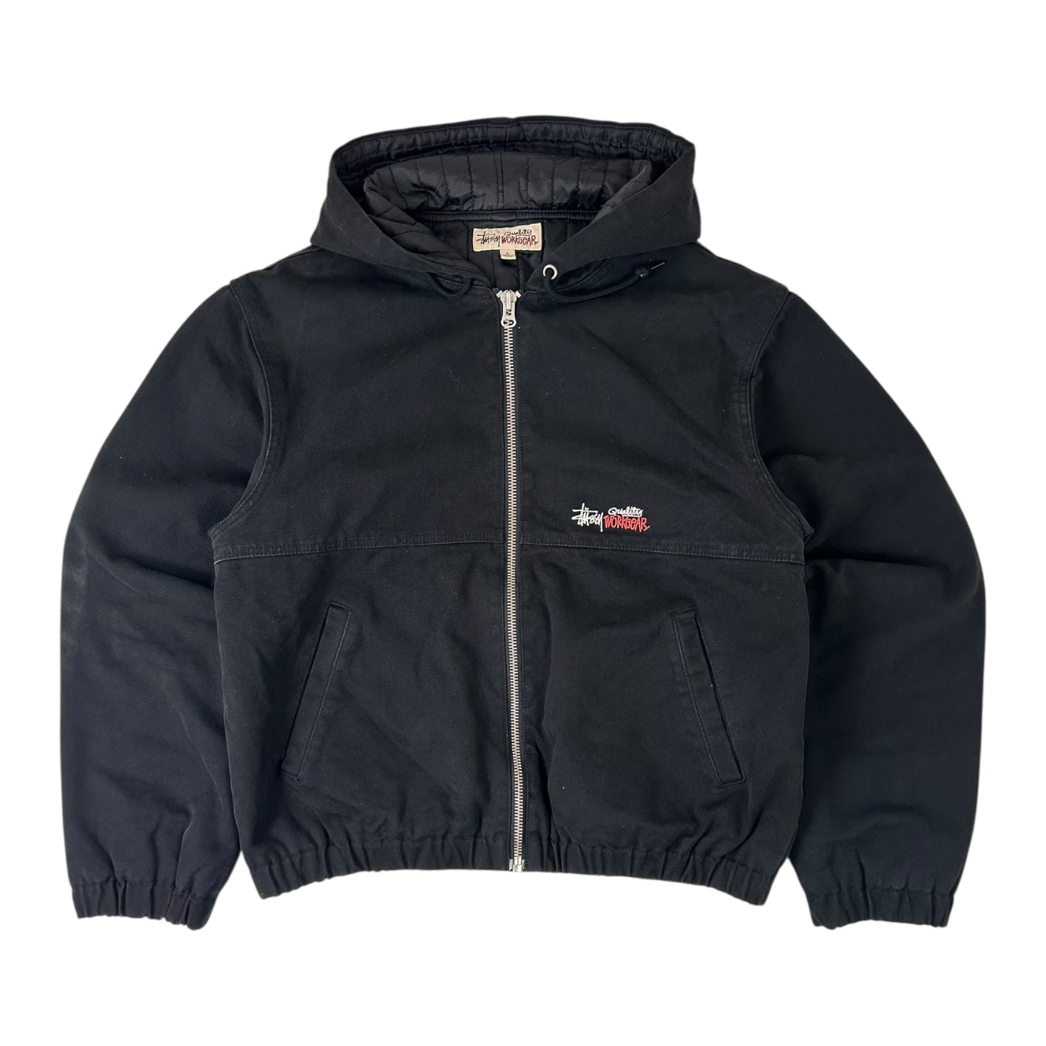 Stussy Canvas Work Wear Jacket Black