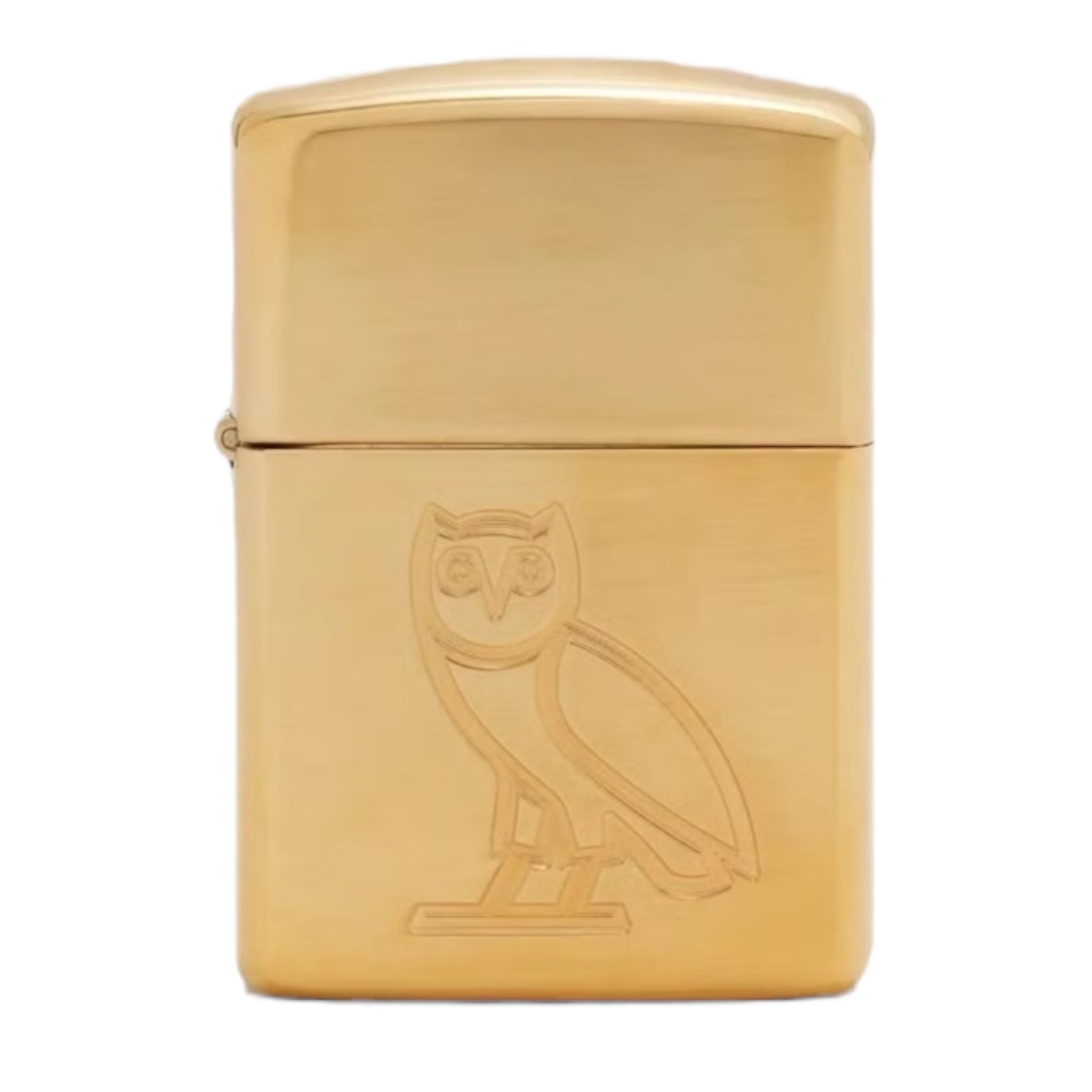 OVO Owl Zippo Lighter Gold