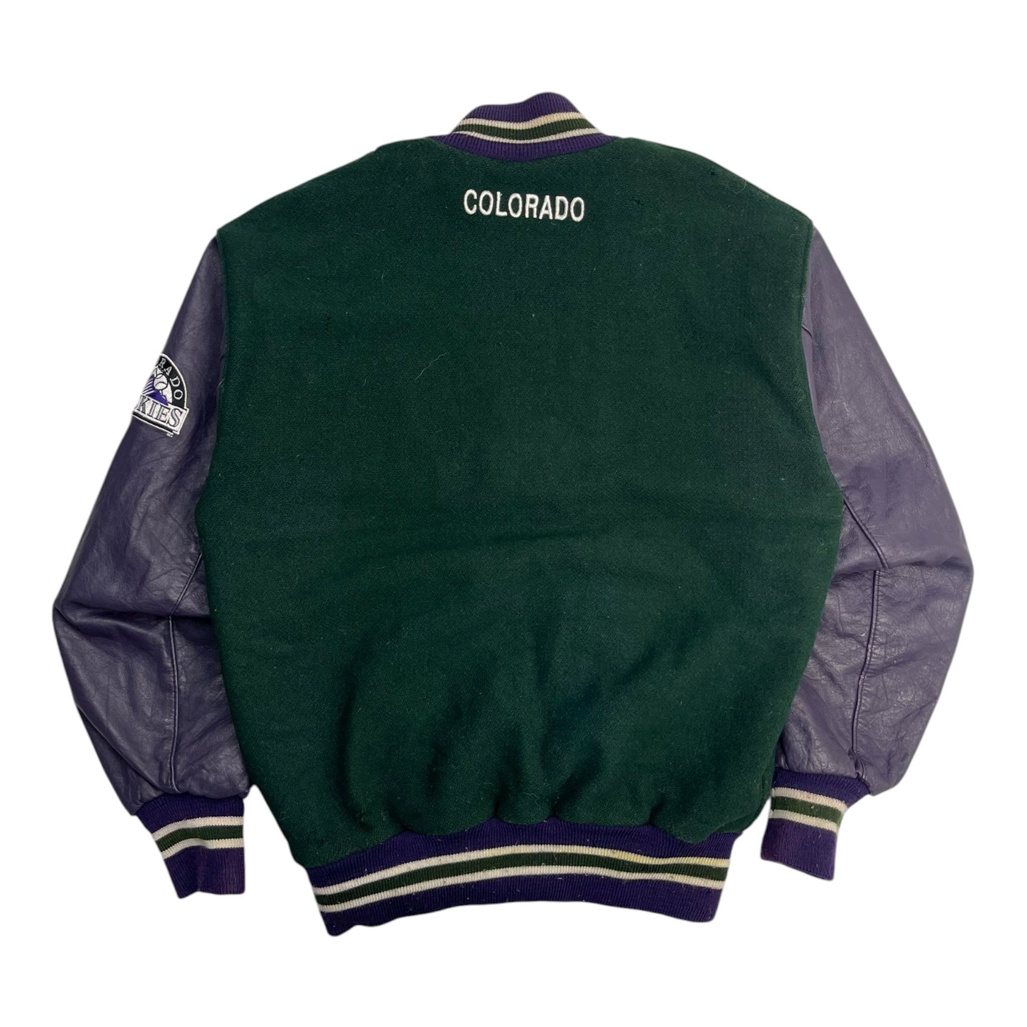 Vintage Colorado Rockies Chest Spellout Jacket