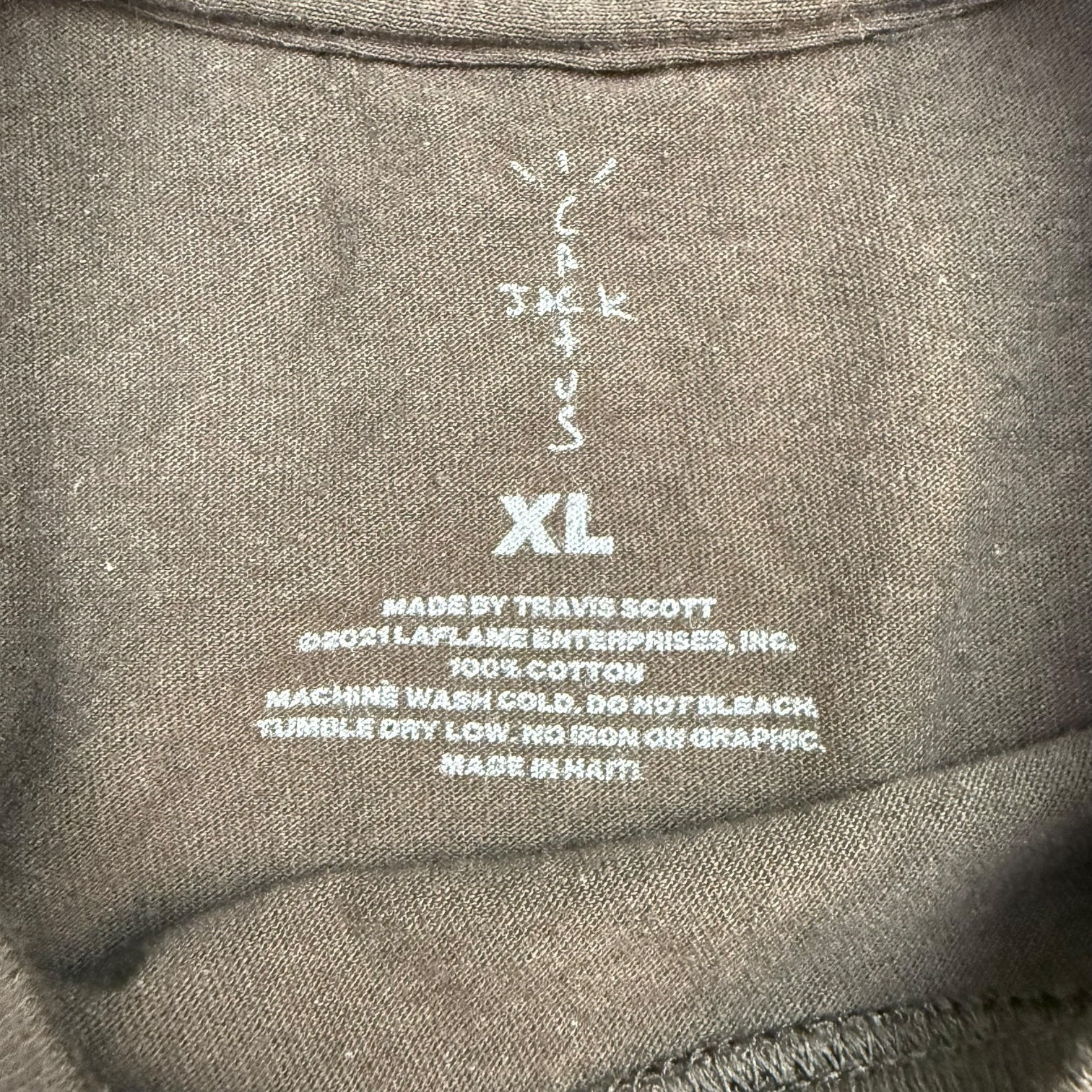 Travis Scott x Fragment Icons Tee Brown