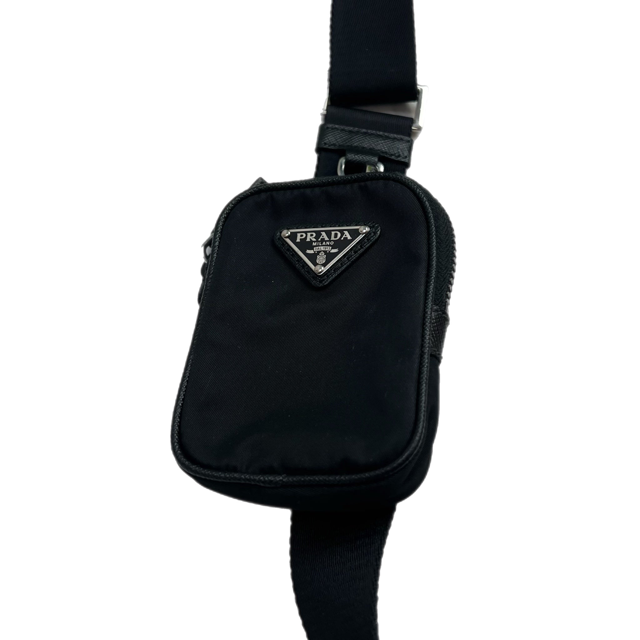 Prada Re-Nylon And Saffiano Leather Shoulder Bag