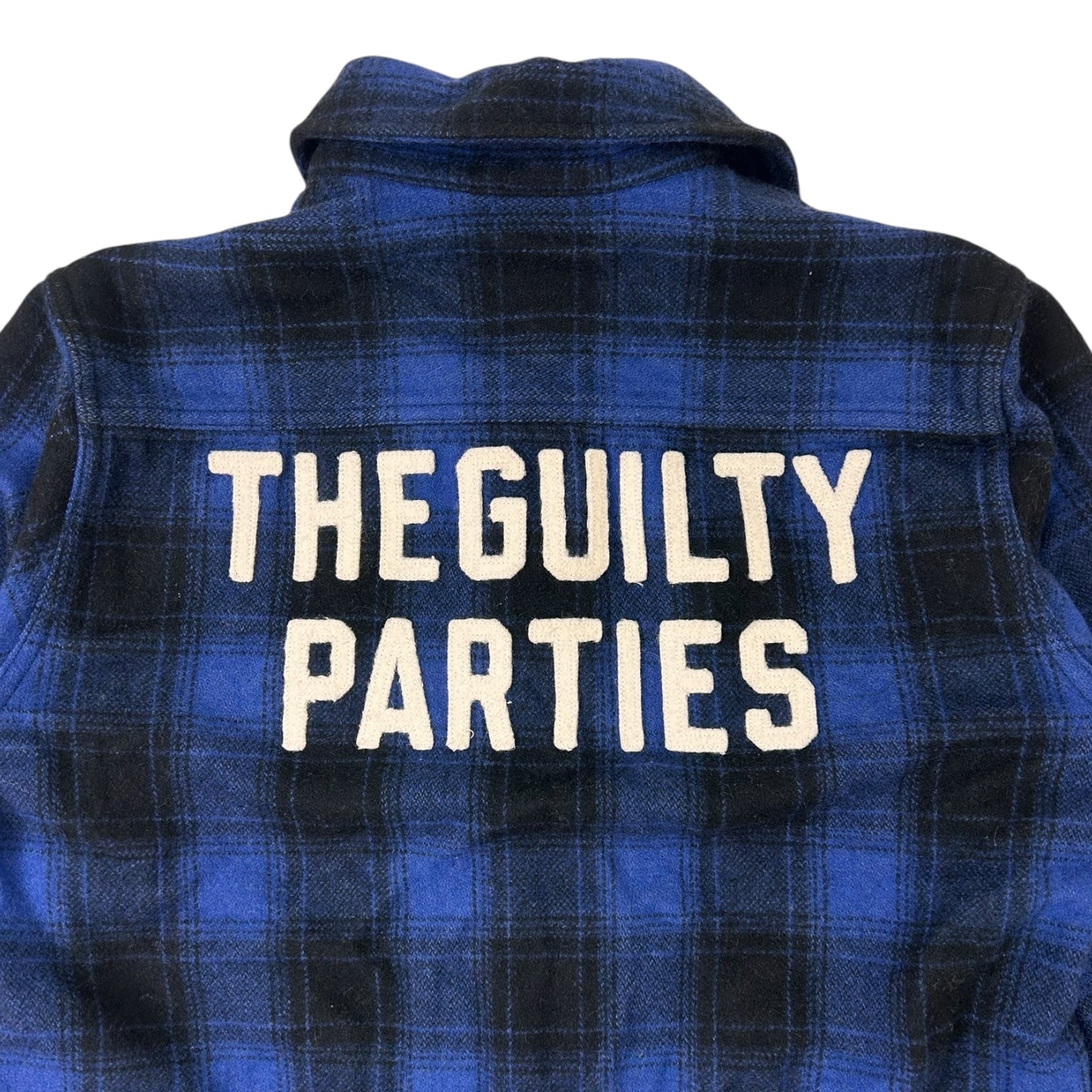 Wacko Maria The Guilty Parties Long Sleeve Flannel Shirt Blue/Black