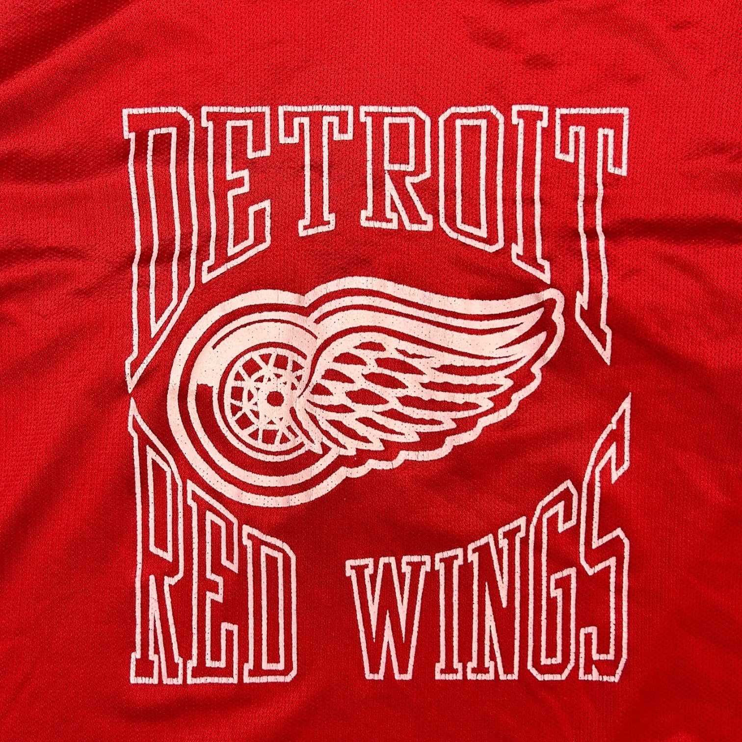 Vintage Ravens Detroit Redwings Practice Jersey Red/White