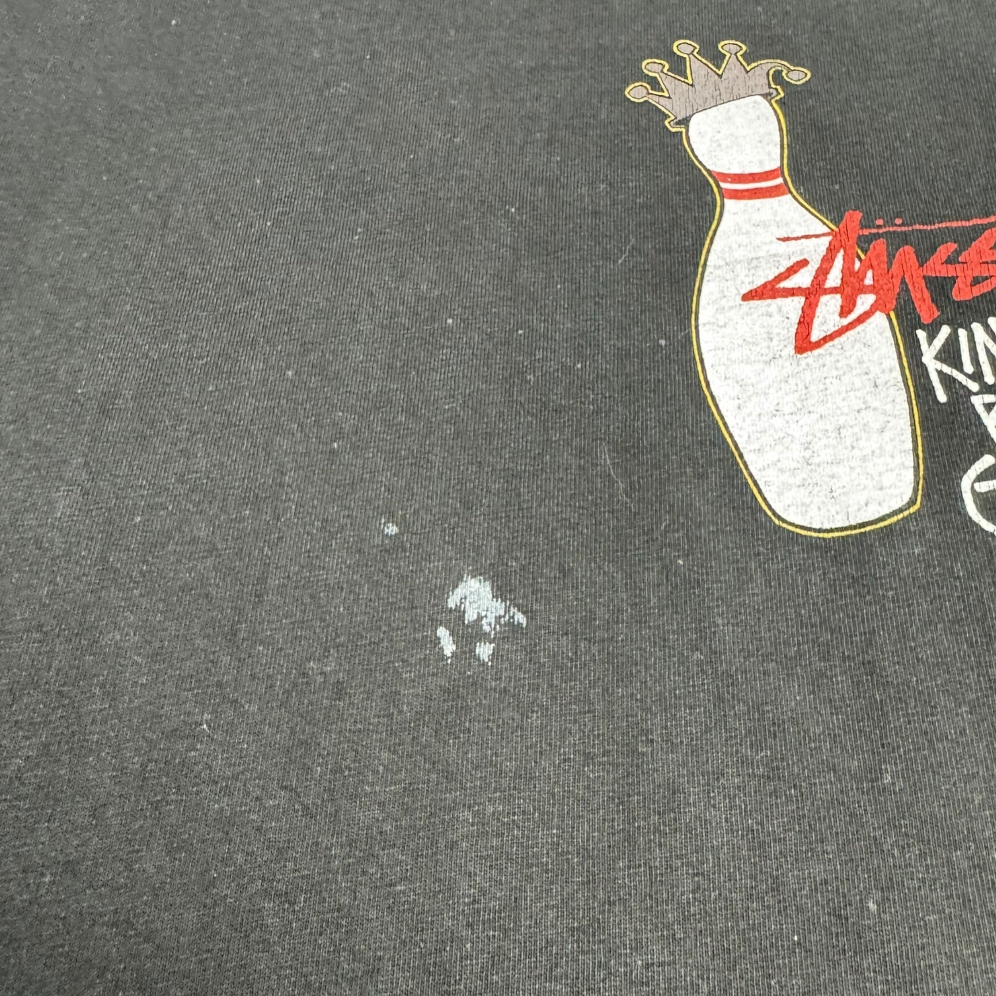 Stussy Pigment Dyed Kingpin T-Shirt Black