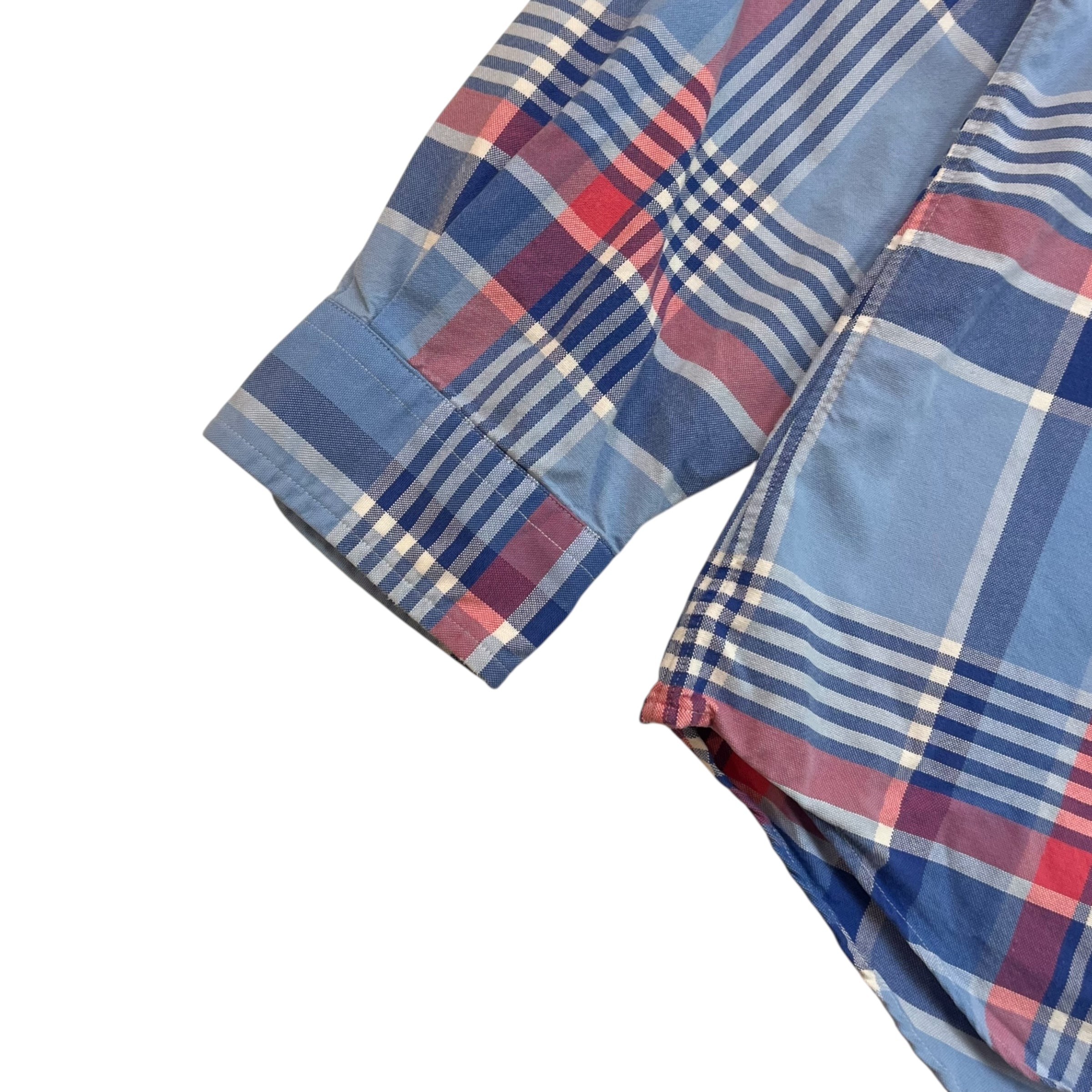 Vintage Polo Ralph Lauren Checked Button Up Shirt Pink/Blue