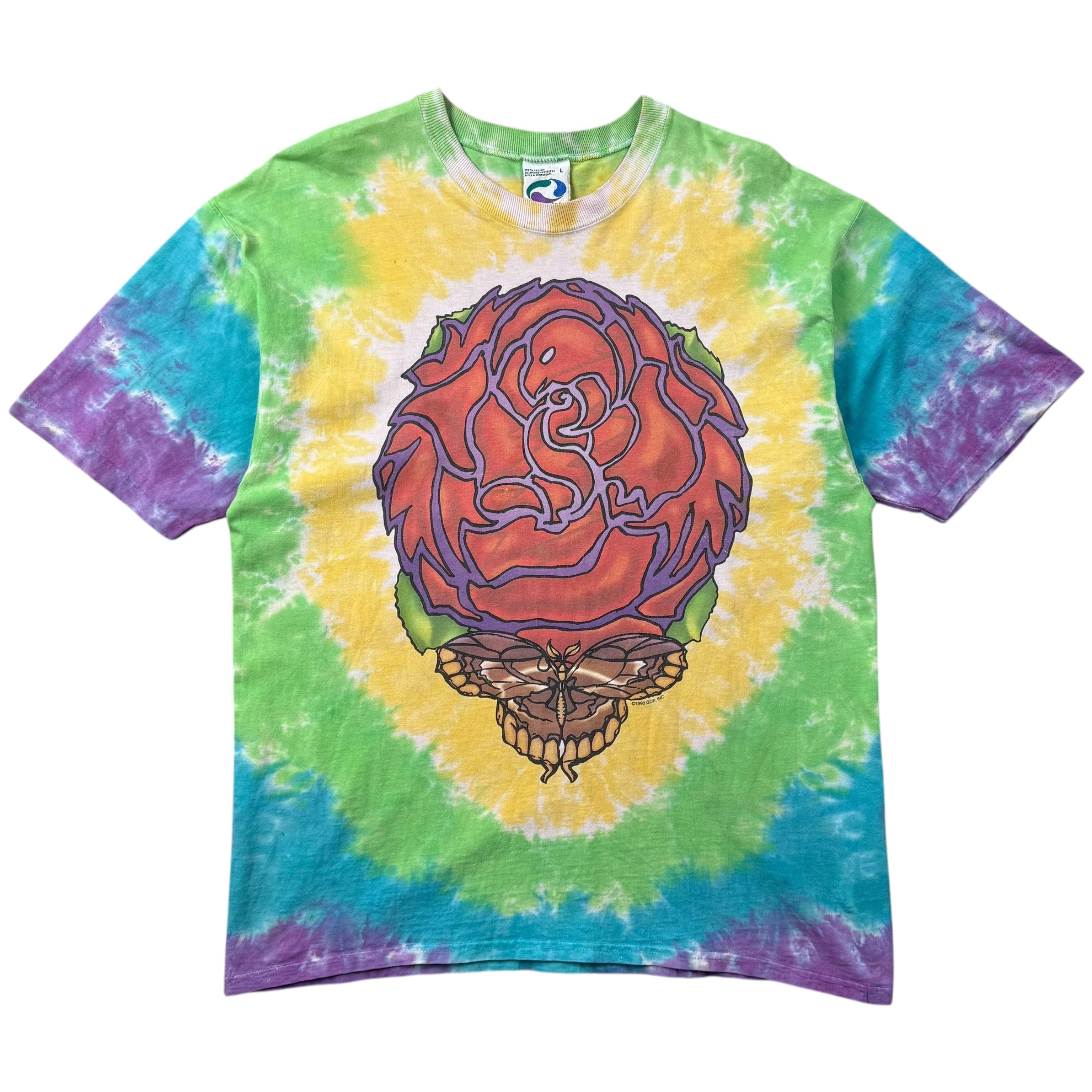 1998 Liquid Blue Grateful Dead "The Other Ones" Tee Tie Dye