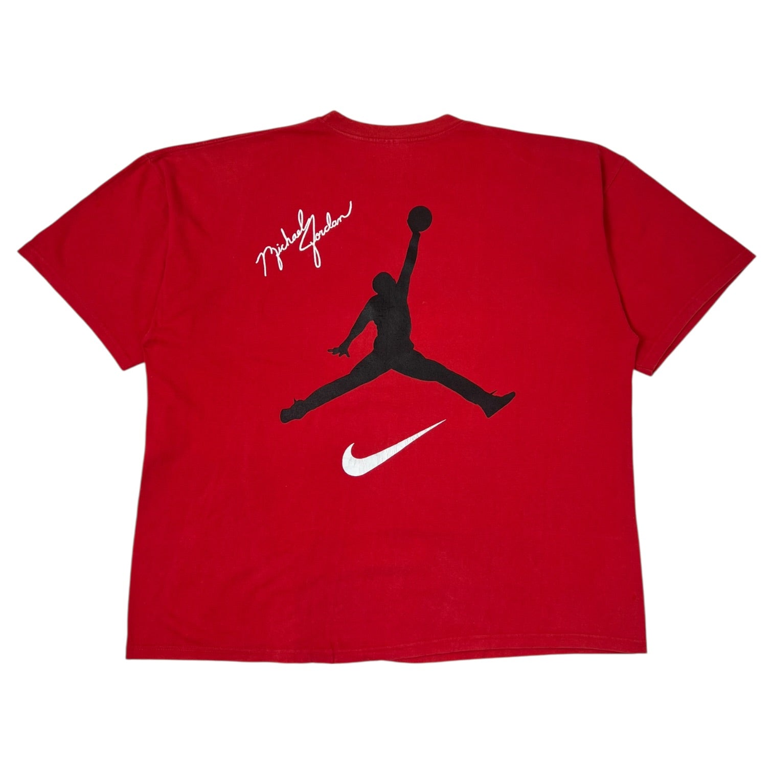 Vintage Jordan Jumpman Flight Logo T-Shirt Red