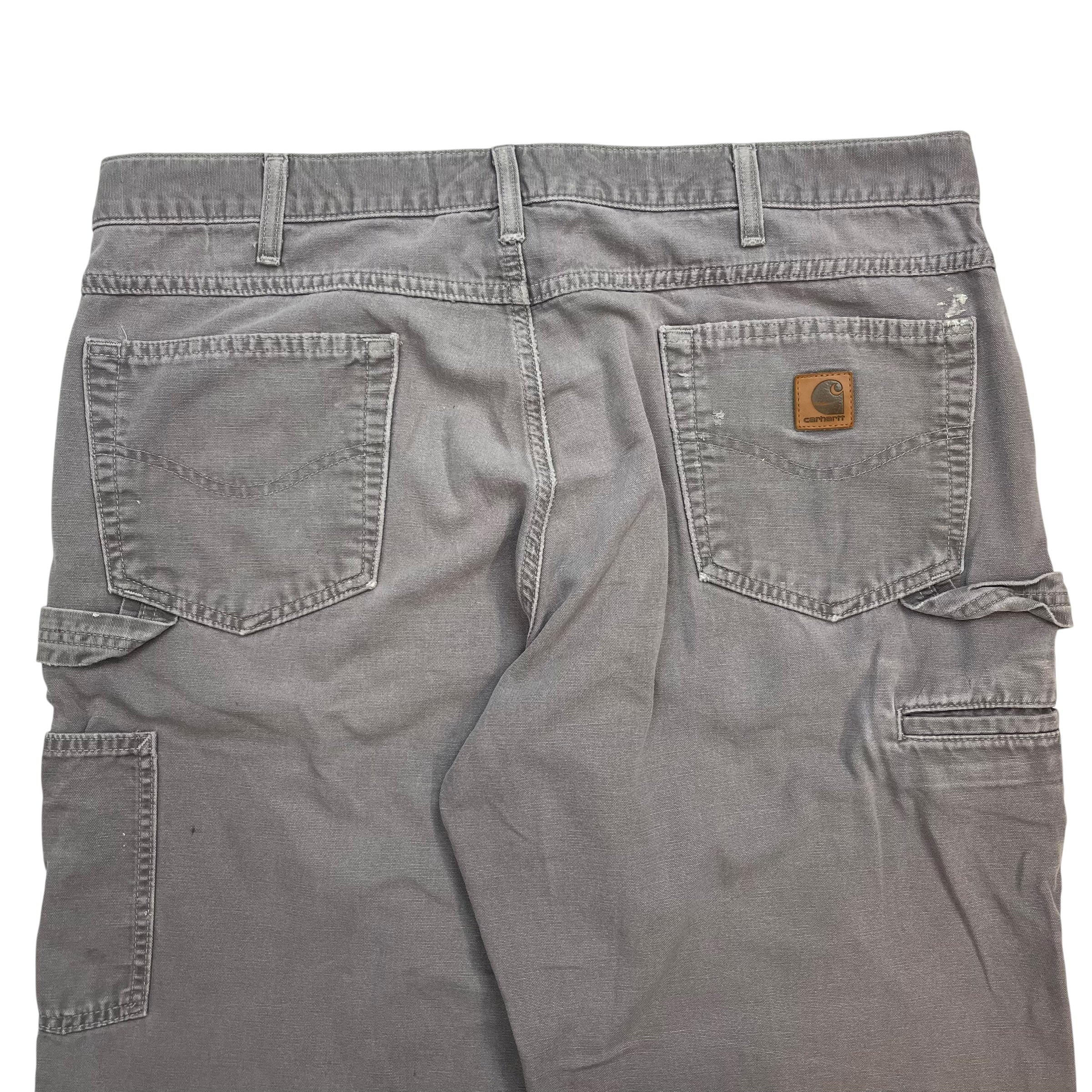 Vintage Carhartt Dungaree Pants Light Grey