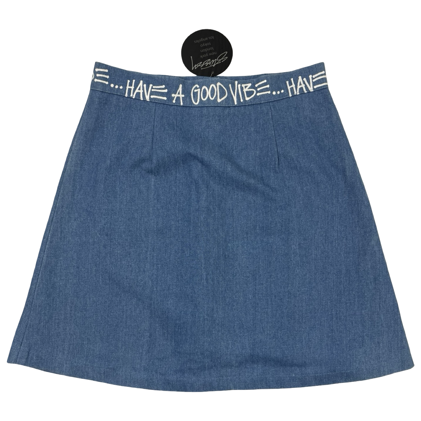 (W) Stussy Denim Link Skirt